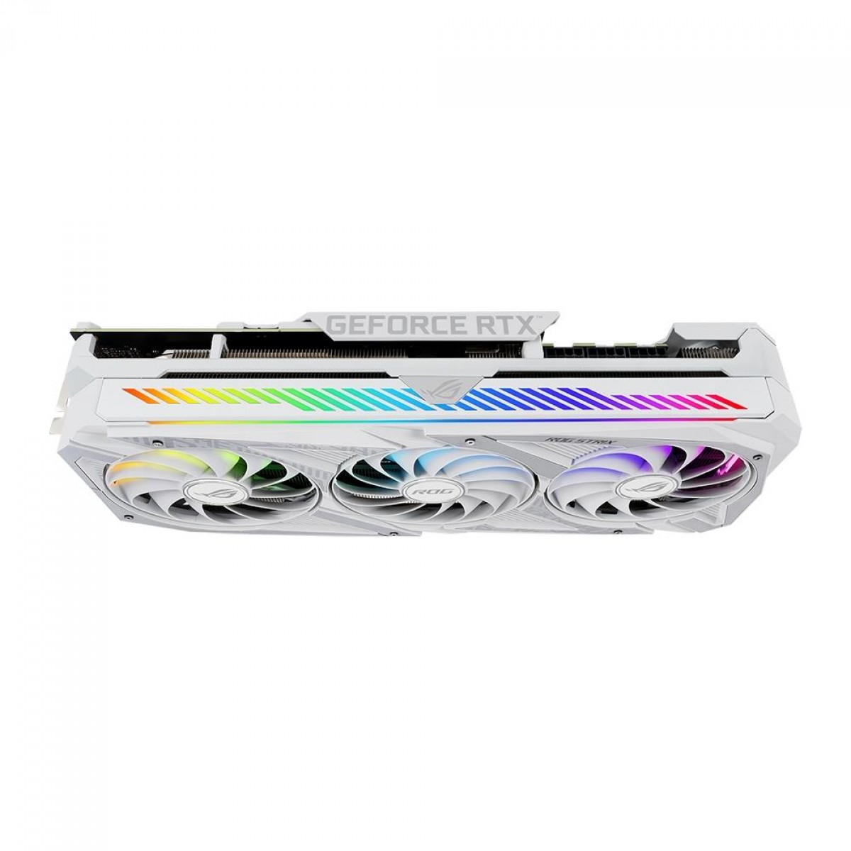 Placa de Vídeo Asus, ROG Strix, Geforce RTX 3090 OC, White Edition, 24GB, GDDR6X, DLSS, Ray Tracing, ROG-STRIX-RTX3090-O24G-WHITE