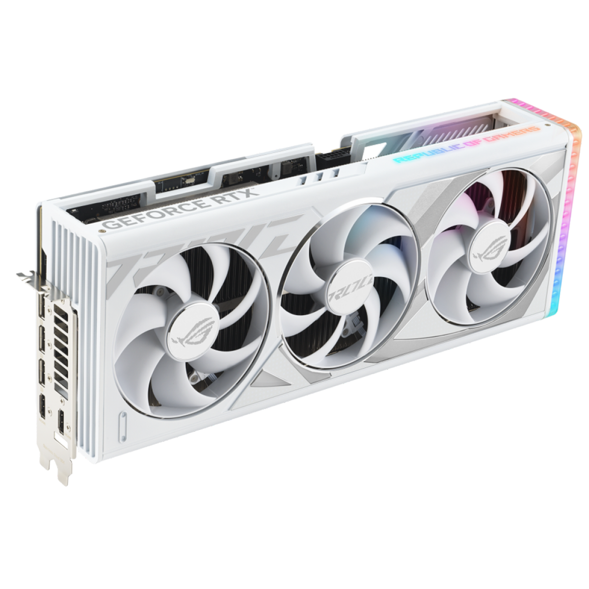Placa De Vídeo Asus, ROG Strix, GeForce RTX 4080 OC Edition, White 16GB, GDDR6X, DLSS, Ray Tracing, ROG-STRIX-RTX4080-O16G-WHITE