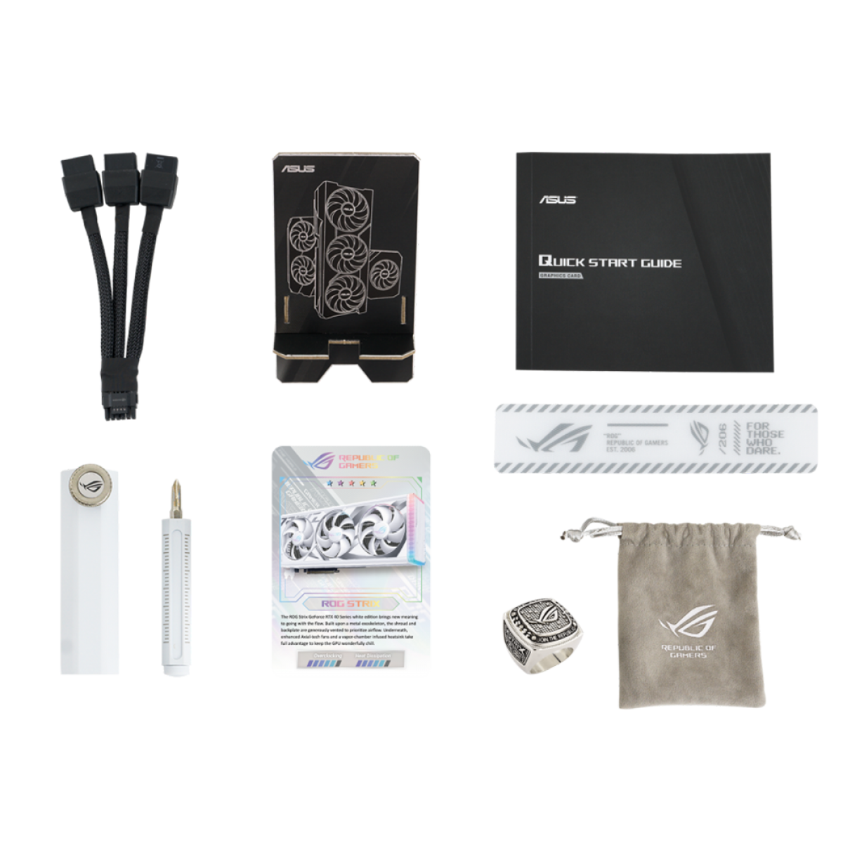 Placa De Vídeo Asus, ROG Strix, GeForce RTX 4080 OC Edition, White 16GB, GDDR6X, DLSS, Ray Tracing, ROG-STRIX-RTX4080-O16G-WHITE