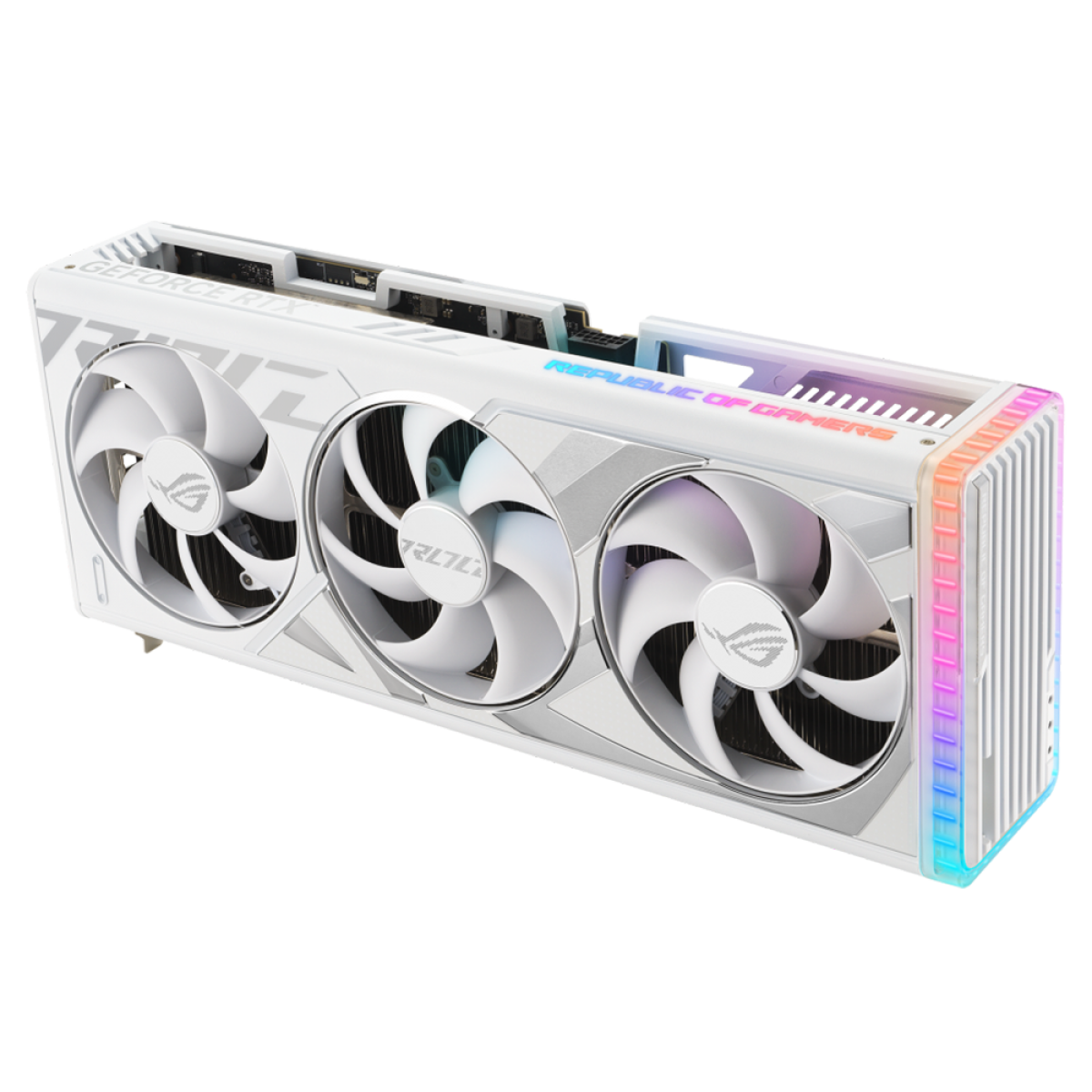 Placa De Vídeo Asus, ROG Strix, GeForce RTX 4080 OC Edition, White 16GB, GDDR6X, DLSS, Ray Tracing, ROG-STRIX-RTX4080-O16G-WHITE