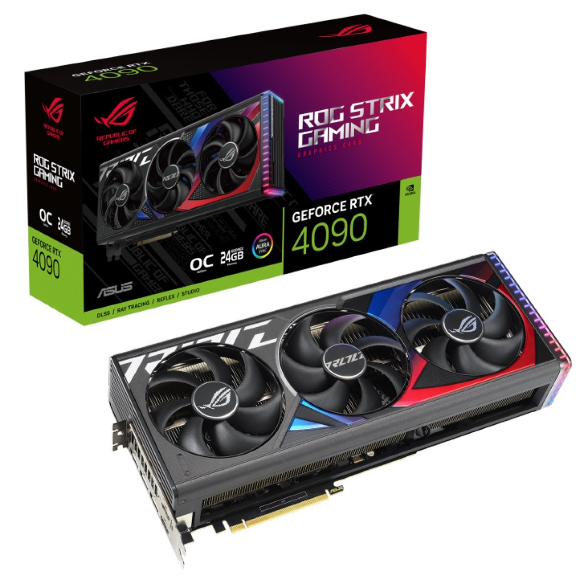 Placa de Vídeo Asus ROG Strix NVIDIA Geforce RTX 4090 OC Edition