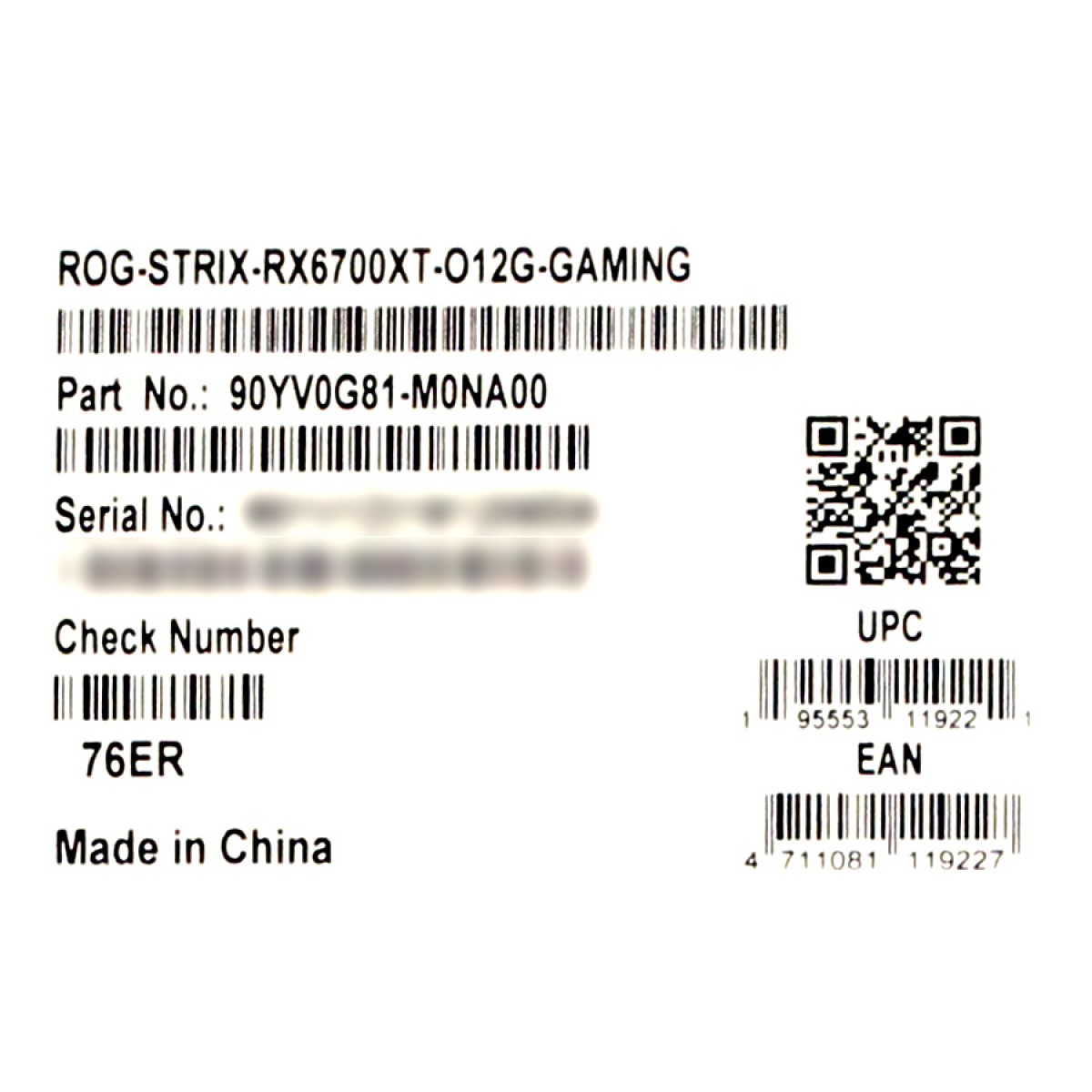 Placa de Vídeo ASUS ROG STRIX Radeon RX 6700 XT, 12GB, GDDR6, FSR, Ray Tracing, ROG-STRIX-RX6700XT-O12G-GAMING - Open Box