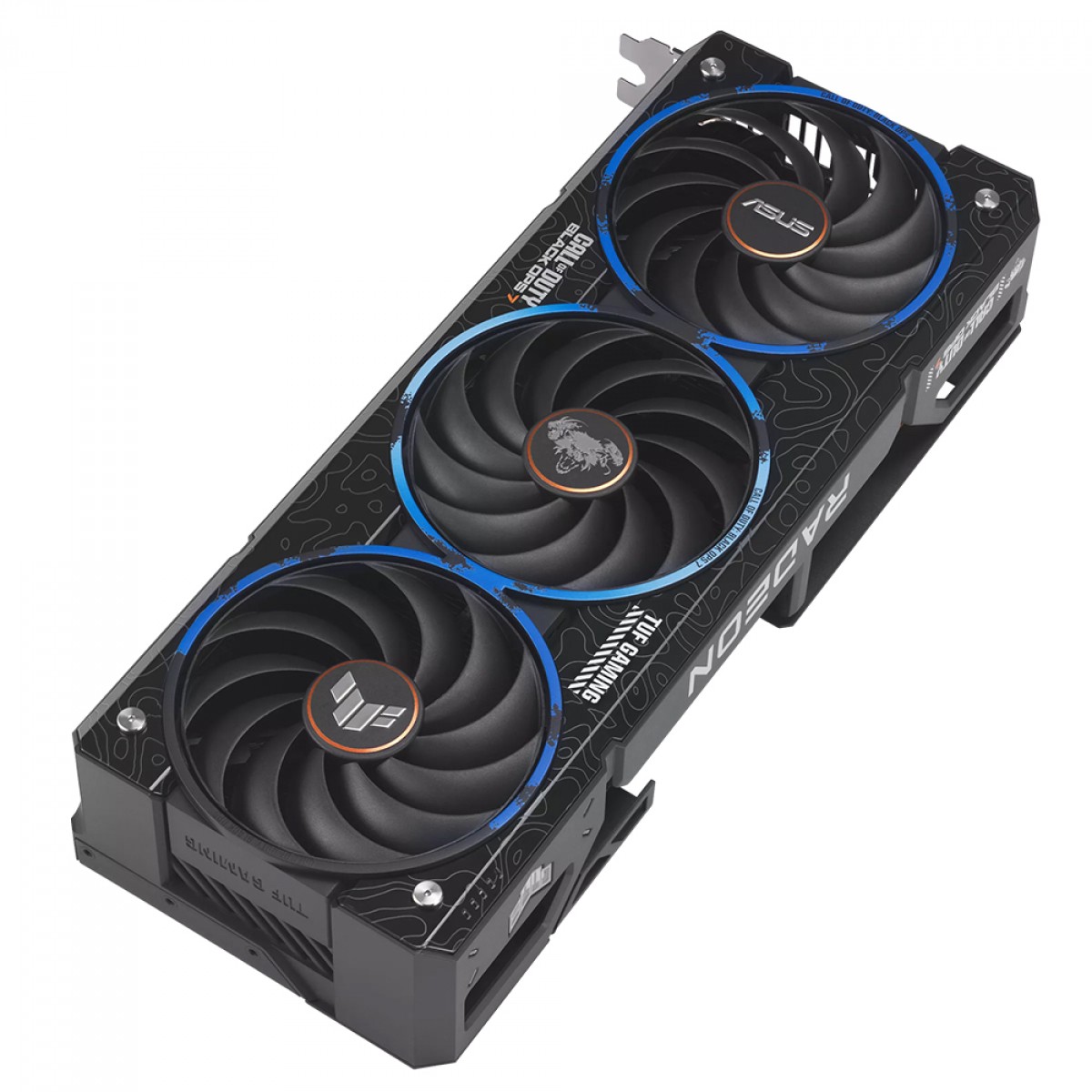 Placa de Vídeo Asus TUF Gaming AMD Radeon RX 9070 XT COD BO7 Special Edition, 16GB, GDDR6, FSR, Ray Tracing, TUF-RX9070XT-O16G-COD-BO7