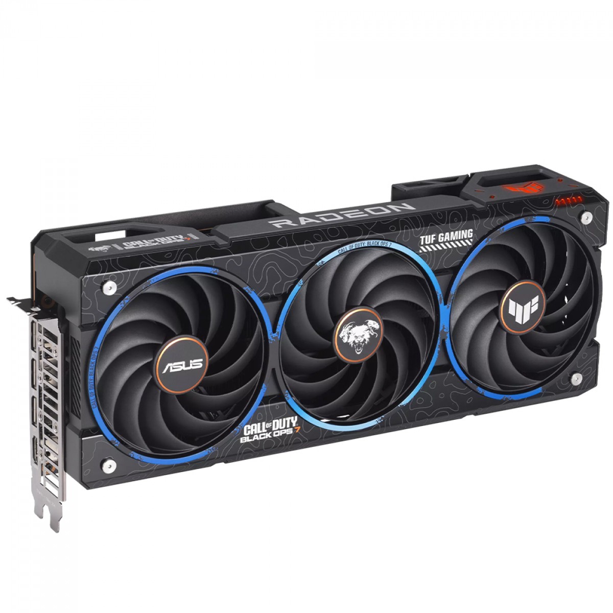 Placa de Vídeo Asus TUF Gaming AMD Radeon RX 9070 XT COD BO7 Special Edition, 16GB, GDDR6, FSR, Ray Tracing, TUF-RX9070XT-O16G-COD-BO7