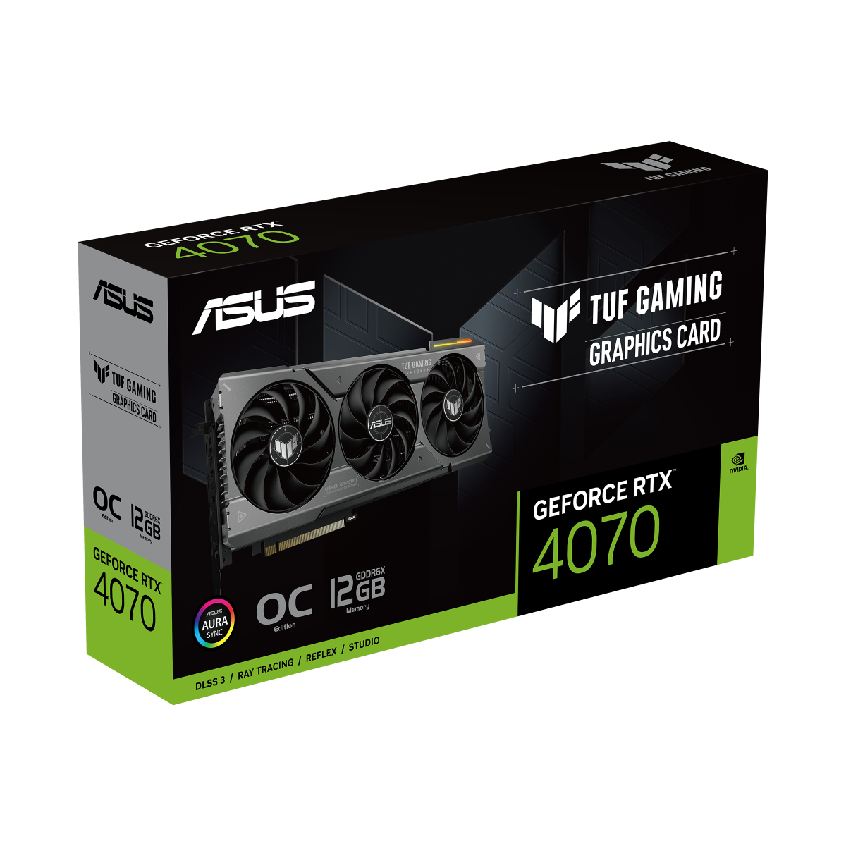 Placa de Vídeo Asus TUF Gaming GeForce RTX 4070 OC Edition, 12GB, GDDR6X, DLSS, Ray Tracing, TUF-RTX4070-O12G-GAMING