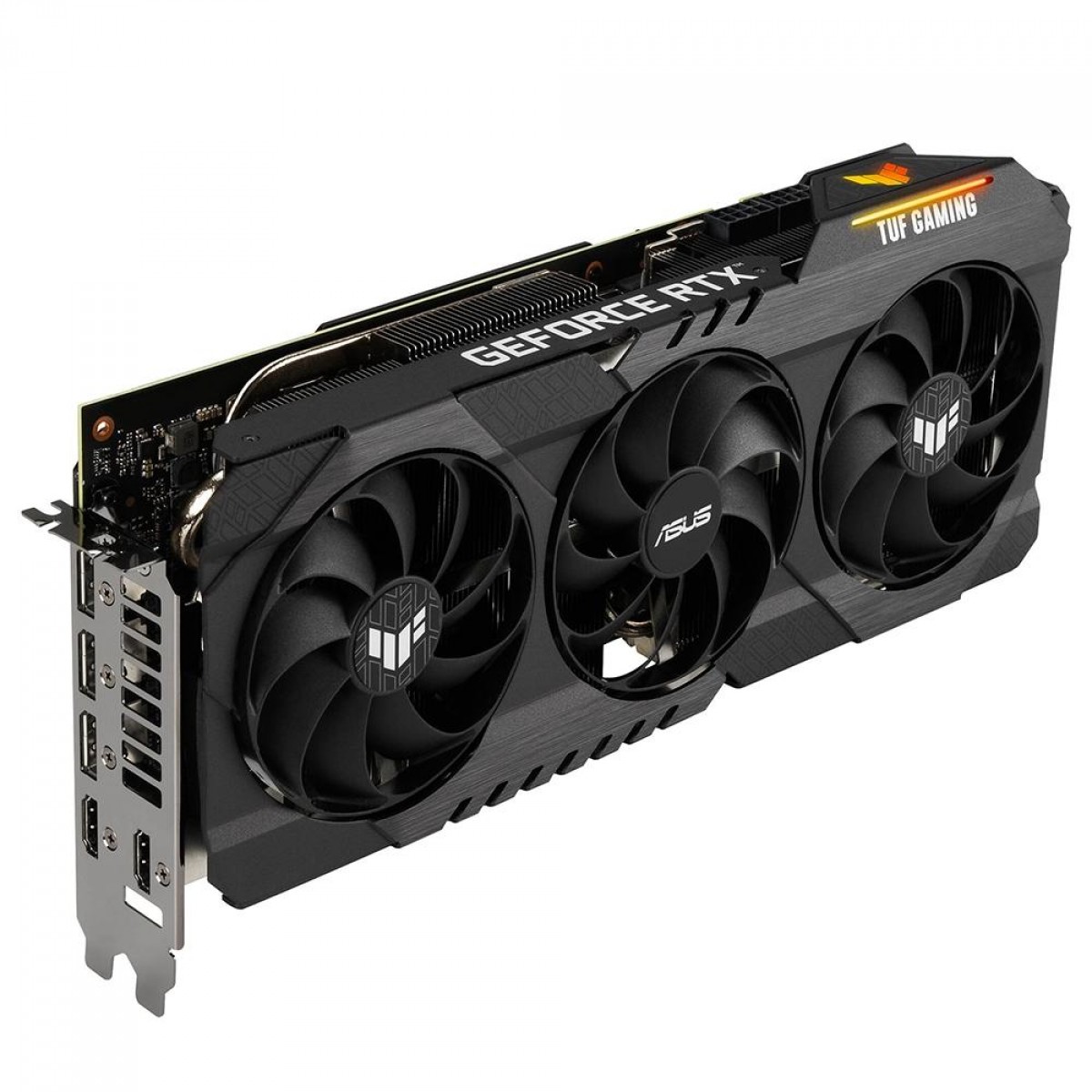 Placa de Vídeo Asus, TUF, Geforce, RTX 3080, LHR, 10GB, V2, GDDR6X, DLSS, Ray Tracing, TUF-RTX3080-10G-V2-GAMING