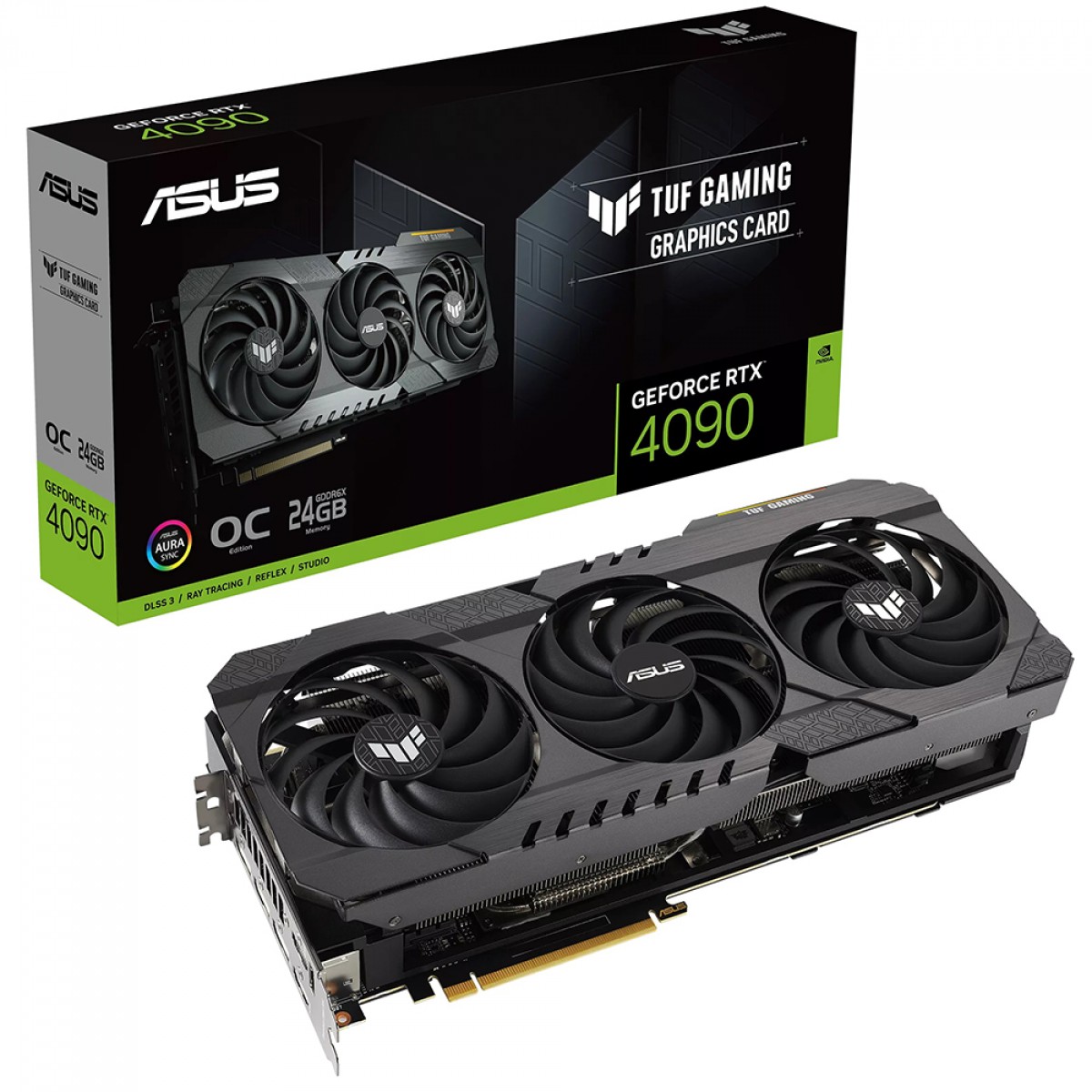 Placa de Vídeo Asus TUF Gaming NVIDIA GeForce RTX 4090 OG OC Edition, 24GB, GDDR6X, DLSS3, Ray Tracing, TUF-RTX4090-O24G-OG-GAMING