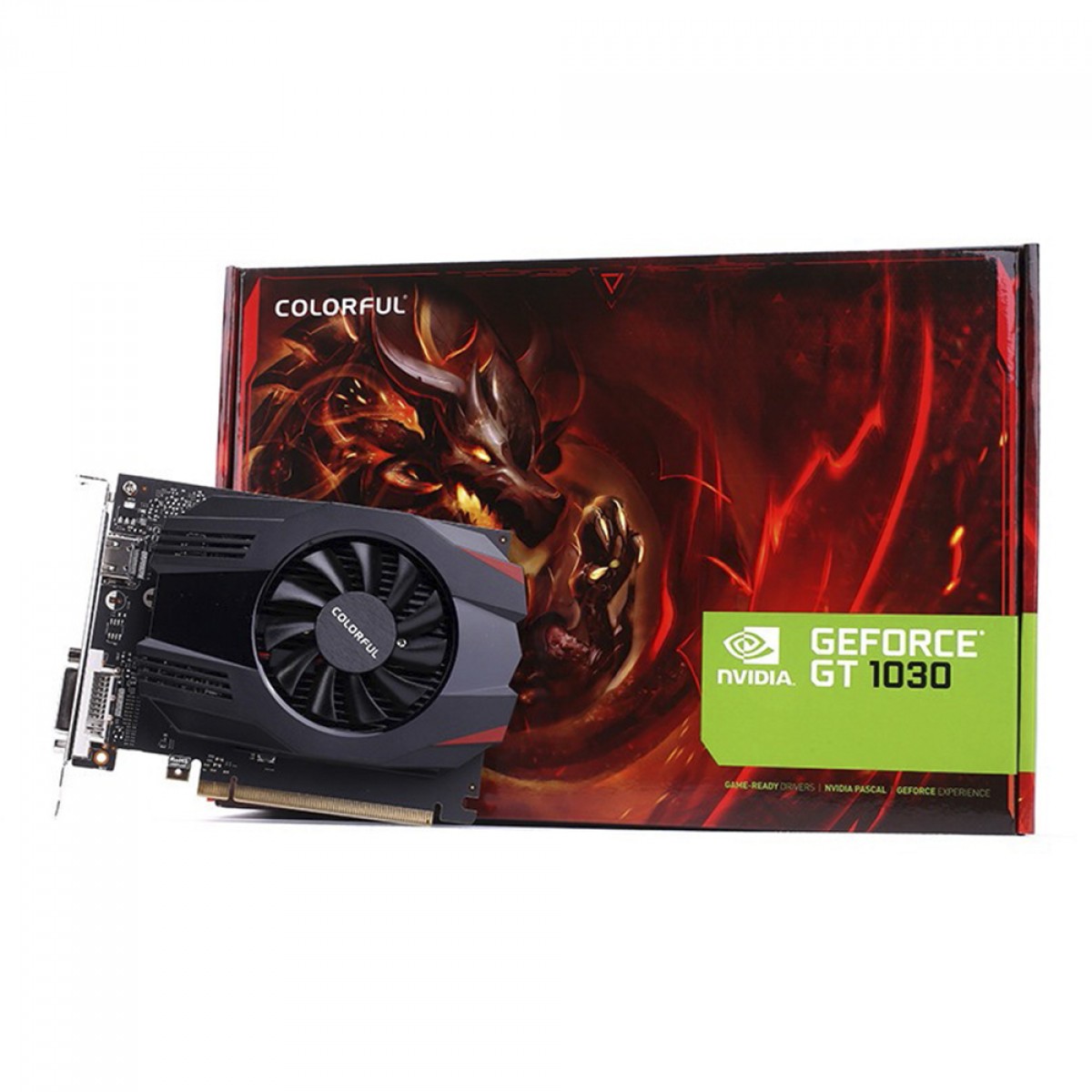 Placa de Vídeo Colorful GeForce GT 1030, 2GB, SDDR4, 64Bit, GT1030 2G V4-V