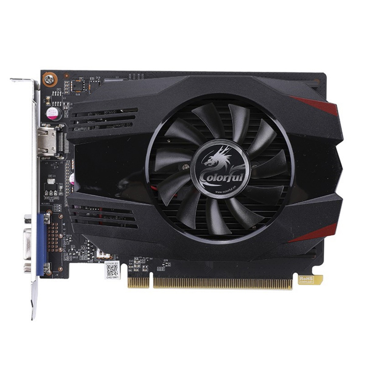 Placa de Vídeo Colorful NVIDIA GeForce GT 1030, 2GB, SDDR4, 64Bit, GT1030 2G V5-V