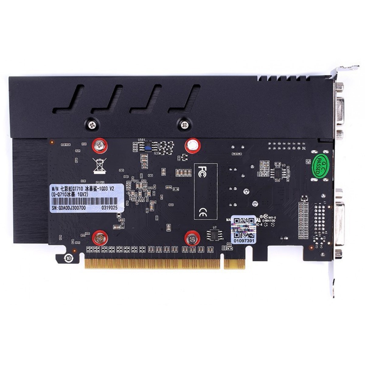 Placa De Vídeo Colorful, GeForce, GT 710, 1GB GDDR3, 64Bit, GT710 NF 1GD3-V