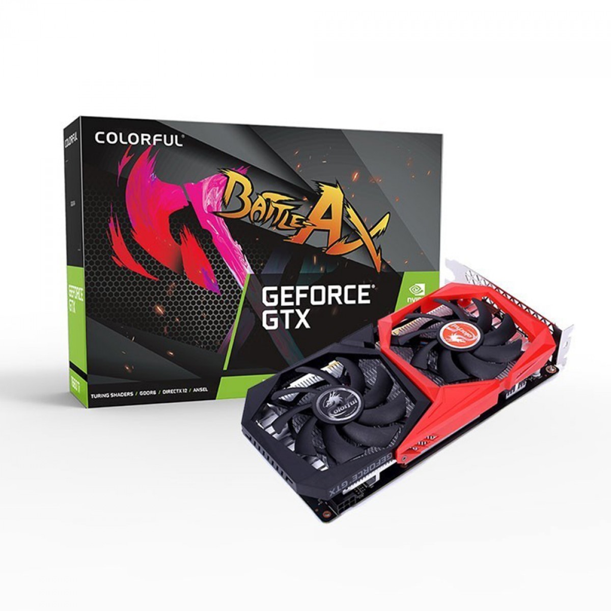 Placa De Vídeo Colorful GeForce GTX 1650 NB 4GD6-V, 4GB, GDDR6, 128bit
