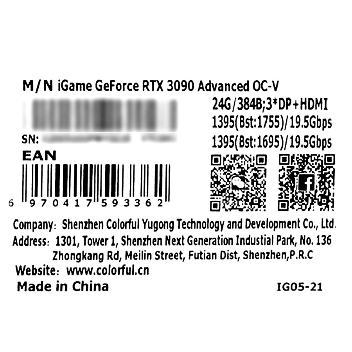 Placa de Vídeo Colorful GeForce iGame RTX 3090 Advanced OC-V, 24GB, GDDR6X, DLSS, Ray Tracing