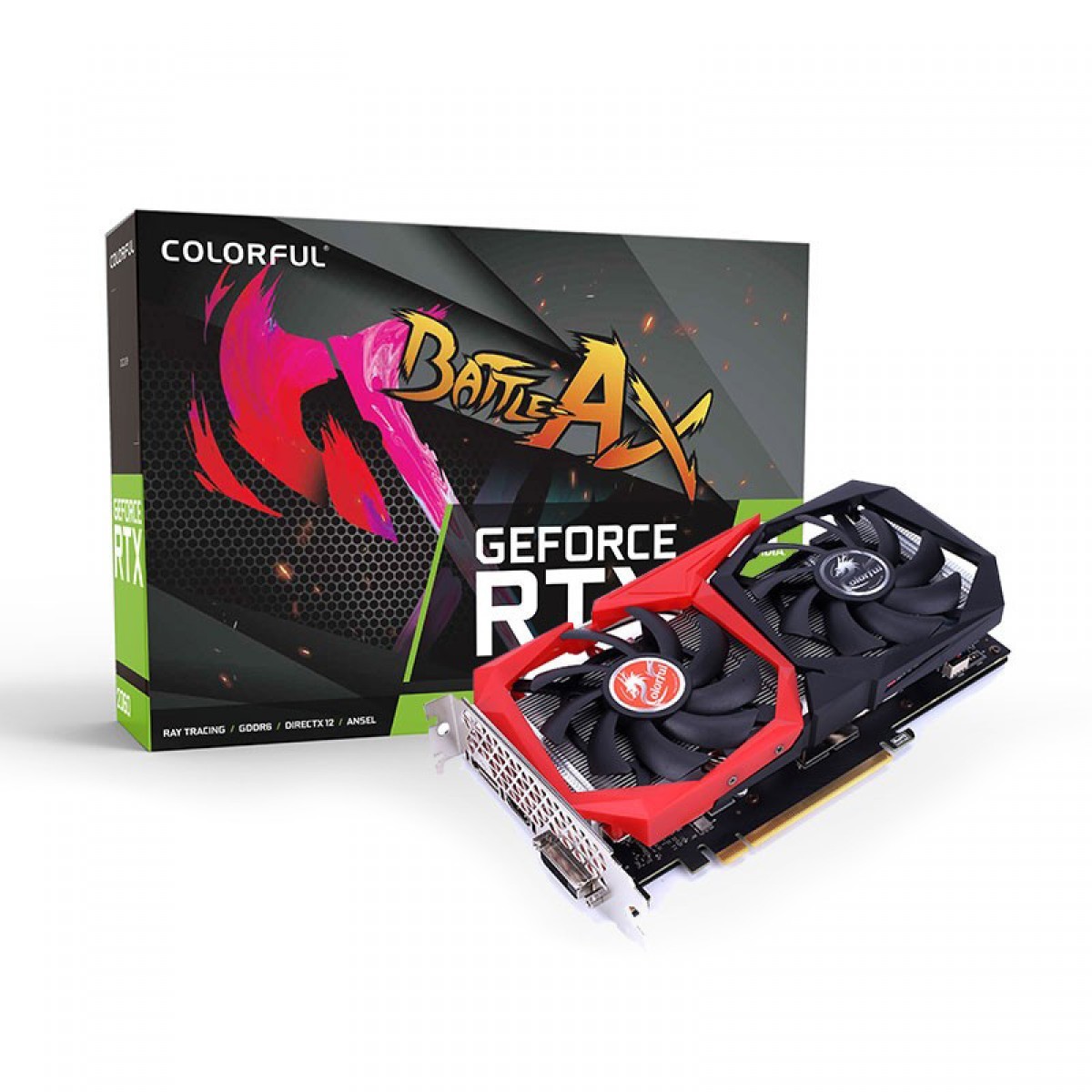 Placa De Vídeo Colorful NVIDIA GeForce RTX 2060 SUPER NB 8G-V, 8GB, GDDR6, DLSS, Ray Tracing