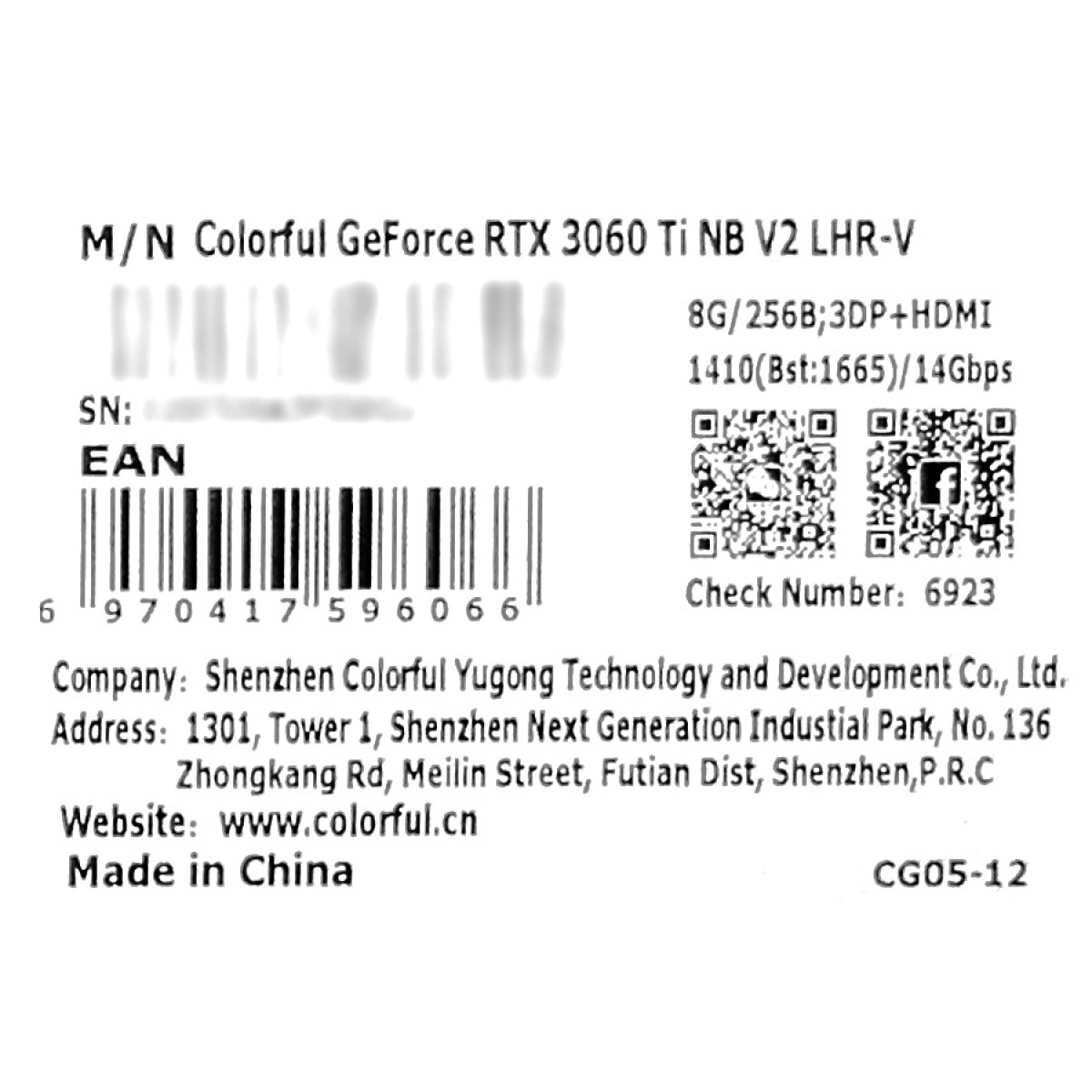 Placa de Vídeo Colorful GeForce RTX 3060 Ti NB V2, LHR, 8GB, GDDR6, DLSS, Ray Tracing - Open Box