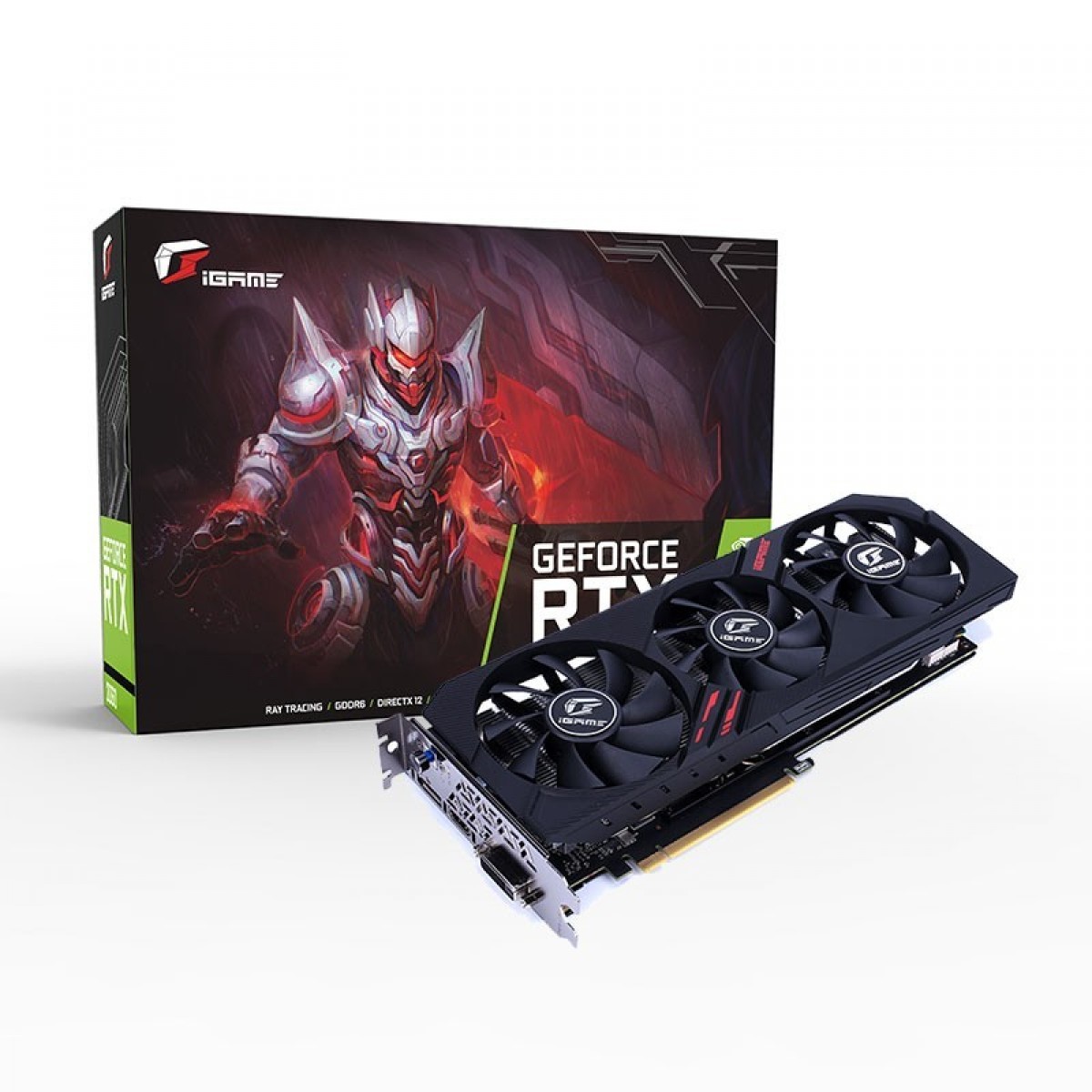 Placa de Vídeo Colorful iGame, Geforce, RTX 2060, 6GB GDDR6, DLSS, Ray Tracing, RTX 2060 Ultra-V Triple