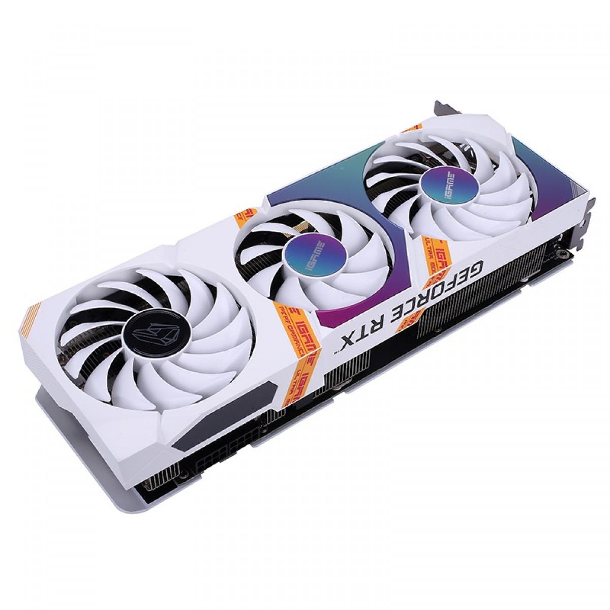 Placa de Vídeo Colorful iGame GeForce RTX 3060 Ti Ultra, White, OC, LHR, 8GB, GDDR6, DLSS, Ray Tracing,