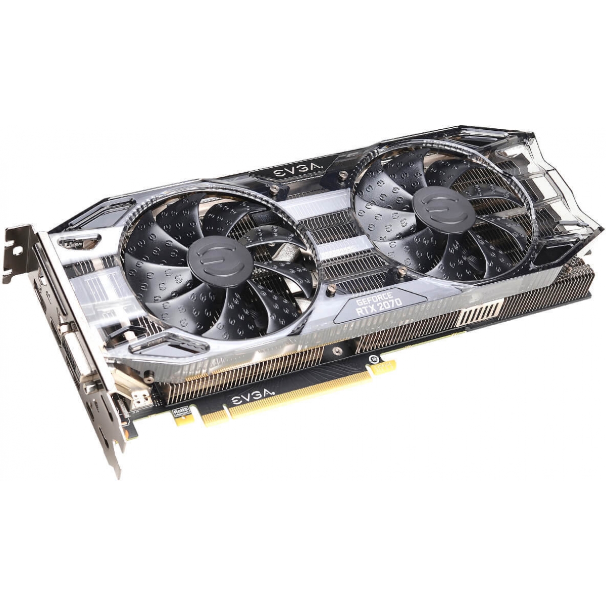Placa de Vídeo EVGA Geforce RTX 2070 Black Gaming Dual, 8GB GDDR6, 256Bit, 08G-P4-1071-KR