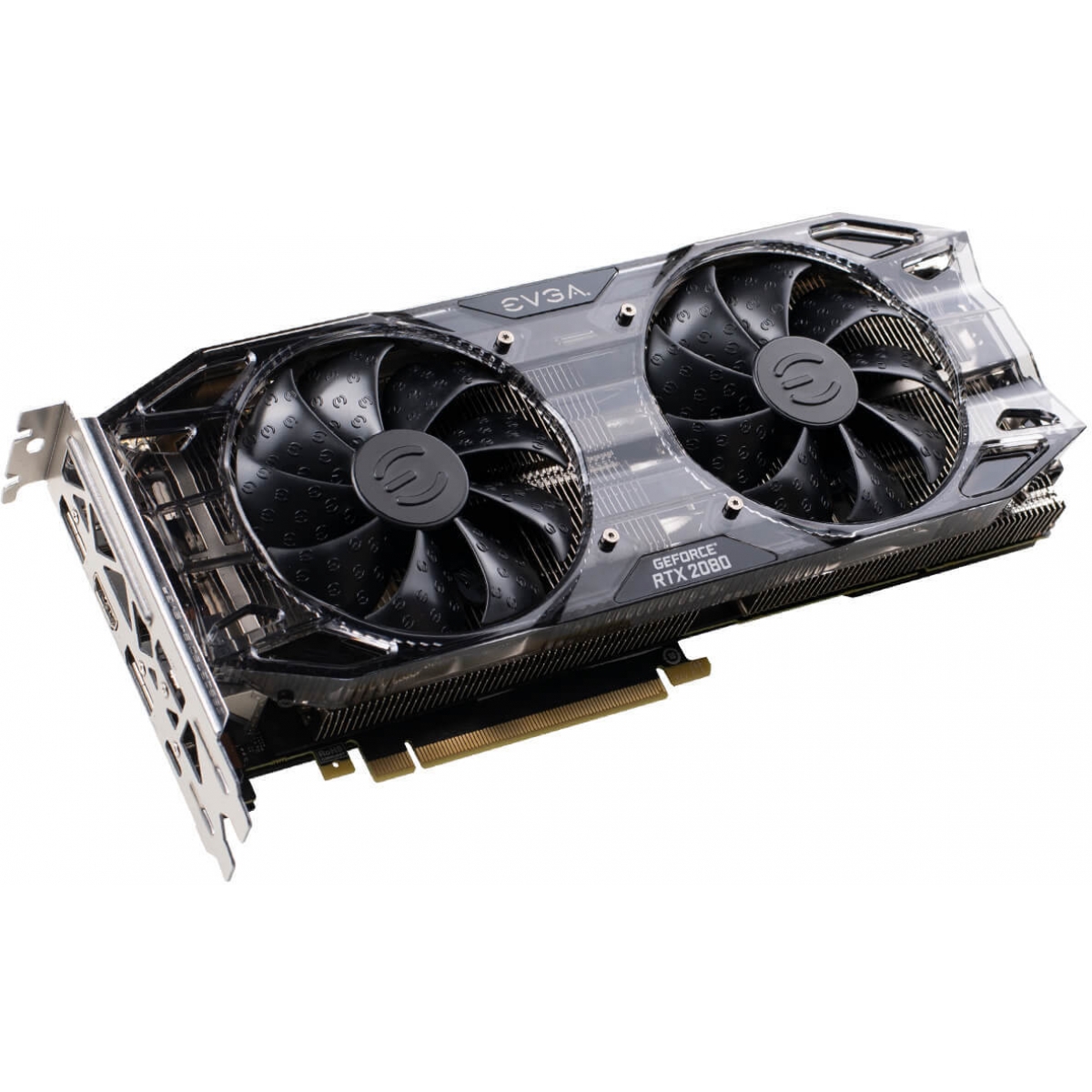 Placa de Vídeo EVGA NVIDIA Geforce RTX 2080 Black Edition Gaming Dual, 8GB GDDR6, 256Bit, 08G-P4-2081-KR