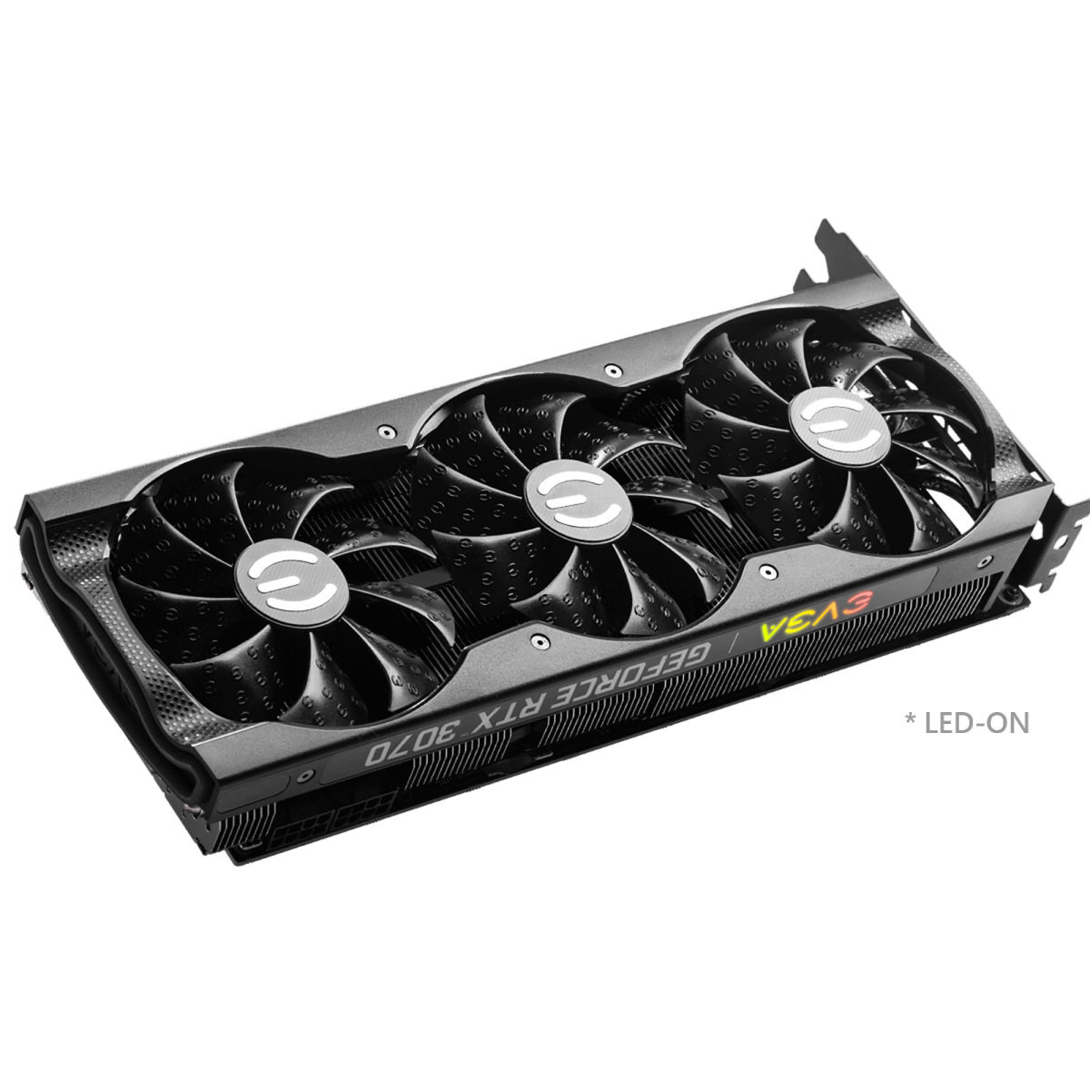 Placa de Vídeo EVGA GeForce RTX 3070 XC3 Black Gaming, 8GB, GDDR6, 256bit, 08G-P5-3751-KR