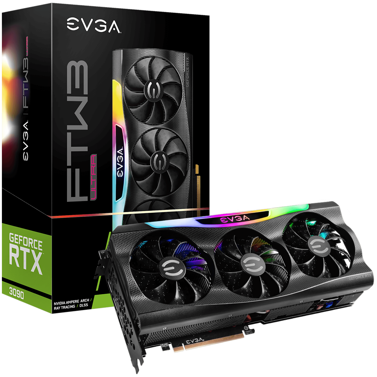 Placa de Vídeo EVGA GeForce RTX 3090 FTW3 ULTRA GAMING, 24GB, GDDR6X, Tecnologia iCX3, 24G-P5-3987-KR