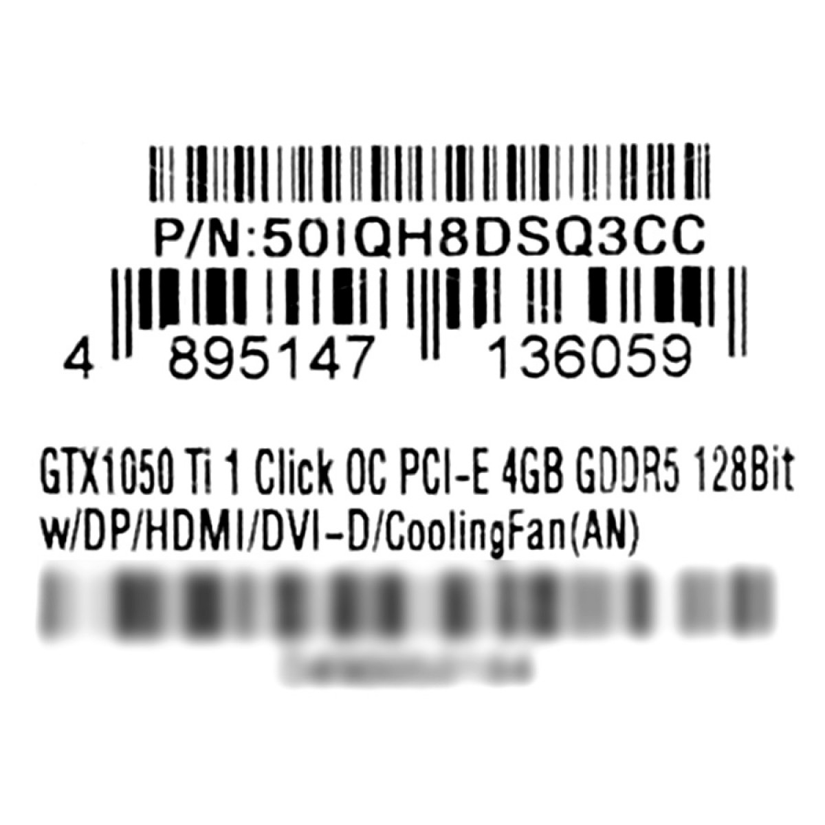 Placa de Vídeo Galax GeForce GTX 1050 Ti, 1 Click, OC, Dual, 4GB GDDR5, 128Bit 50IQH8DSQ3CC