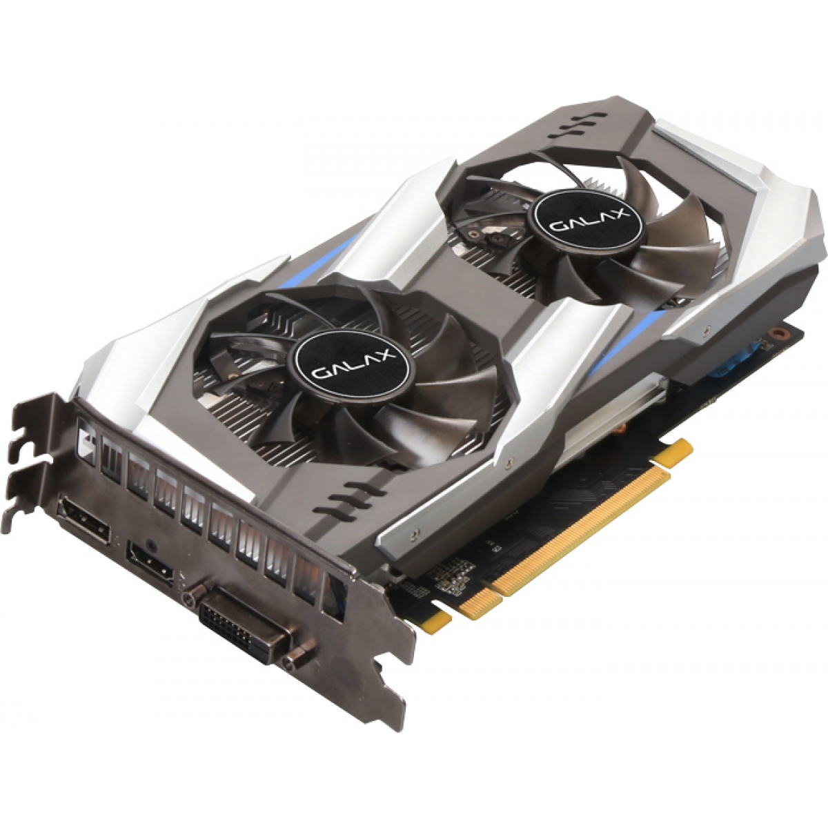 Placa de Vídeo Galax GeForce GTX 1060 OC Dual, 6GB GDDR5X, 192Bit, 60NRJ7DSV8OC