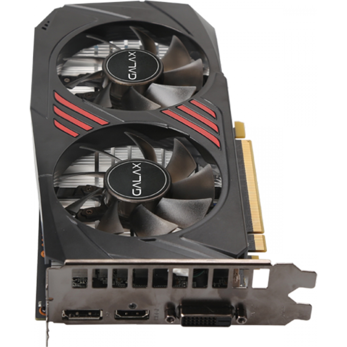 Placa de Vídeo Galax NVIDIA GeForce GTX 1060 OC Dual RedBlack, 6GB GDDR5X, 192Bit, 60NRJ7DSX1PO 