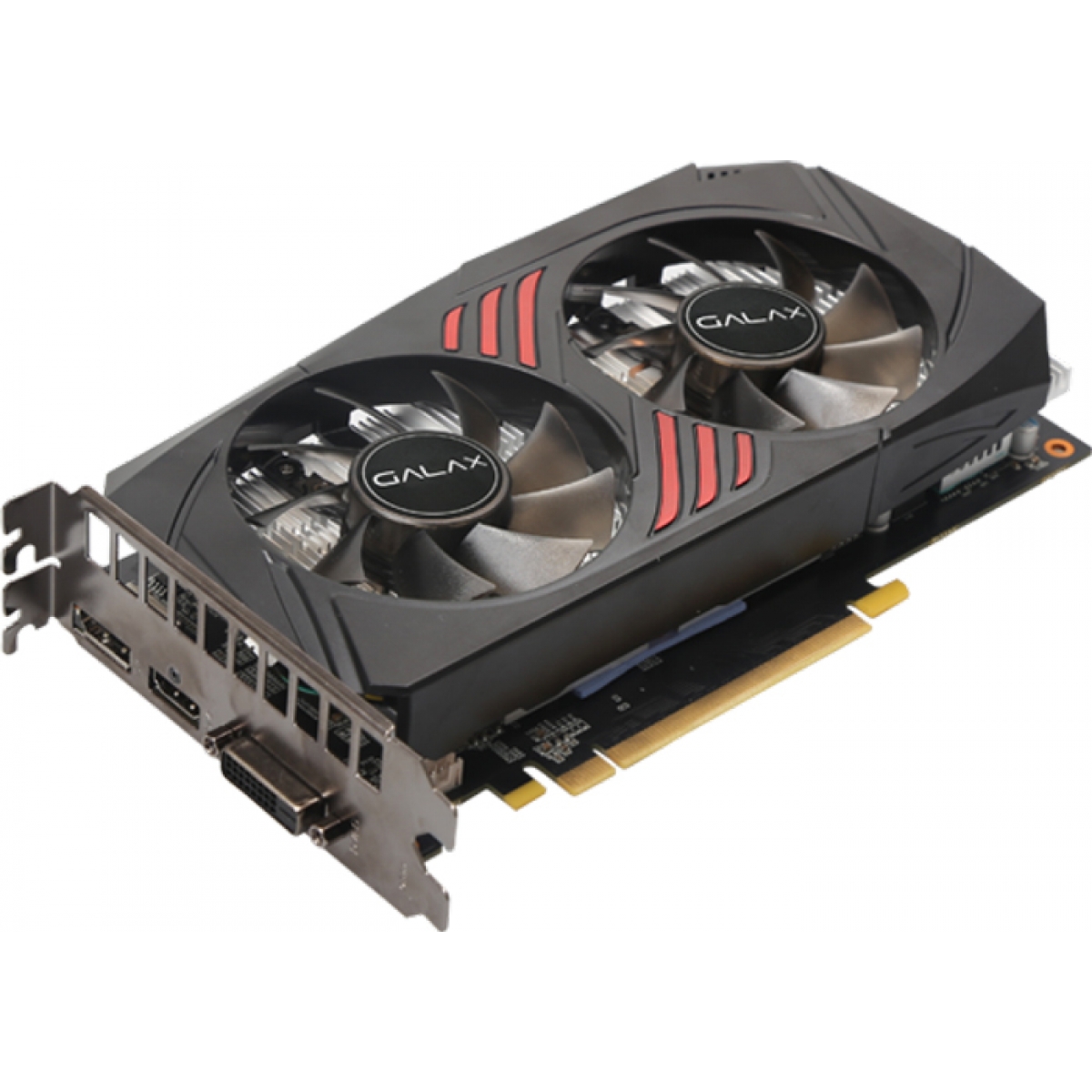 Placa de Vídeo Galax NVIDIA GeForce GTX 1060 OC Dual RedBlack, 6GB GDDR5X, 192Bit, 60NRJ7DSX1PO 