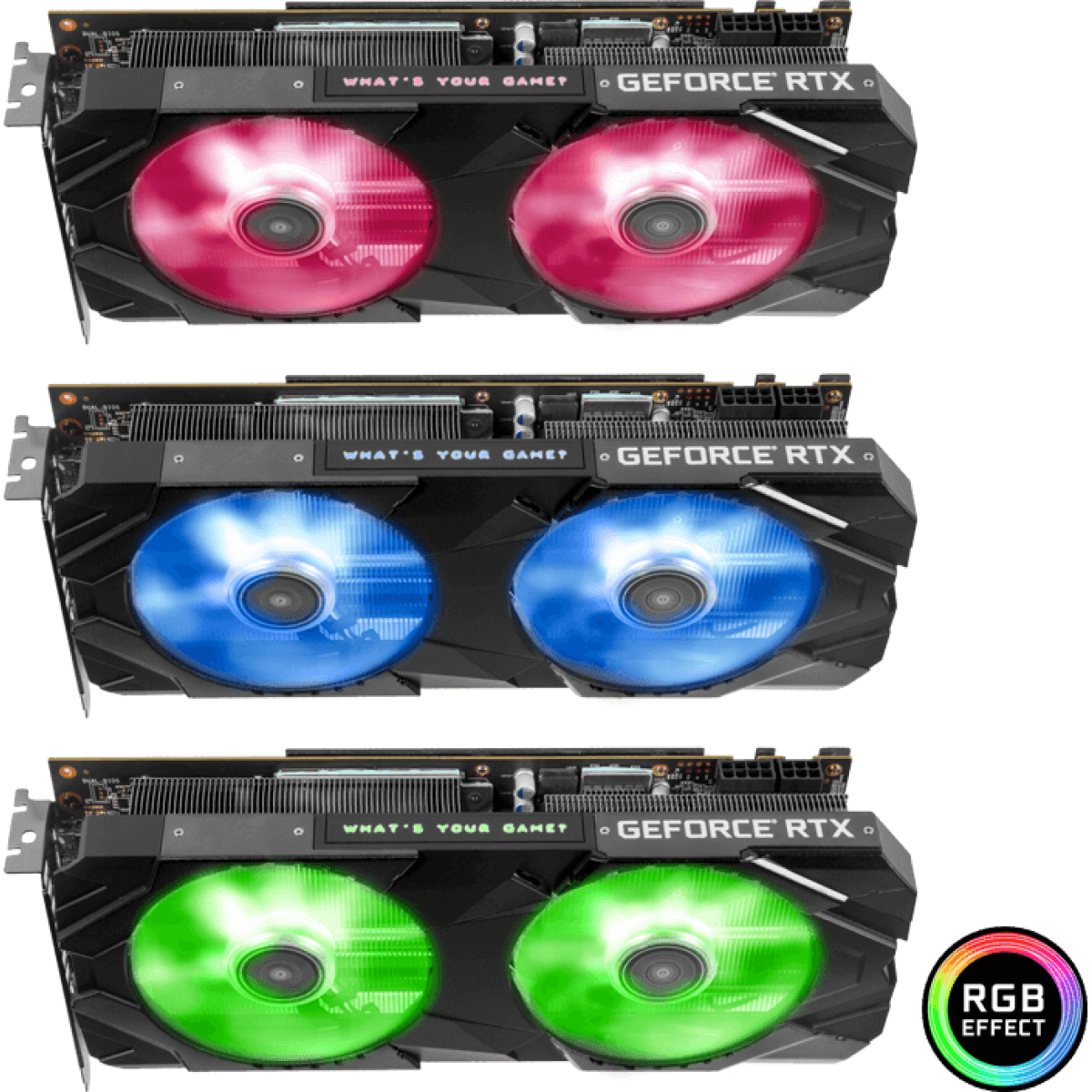 Placa de Vídeo Galax Geforce RTX 2070 EX OC Dual, 8GB GDDR6, 256Bit