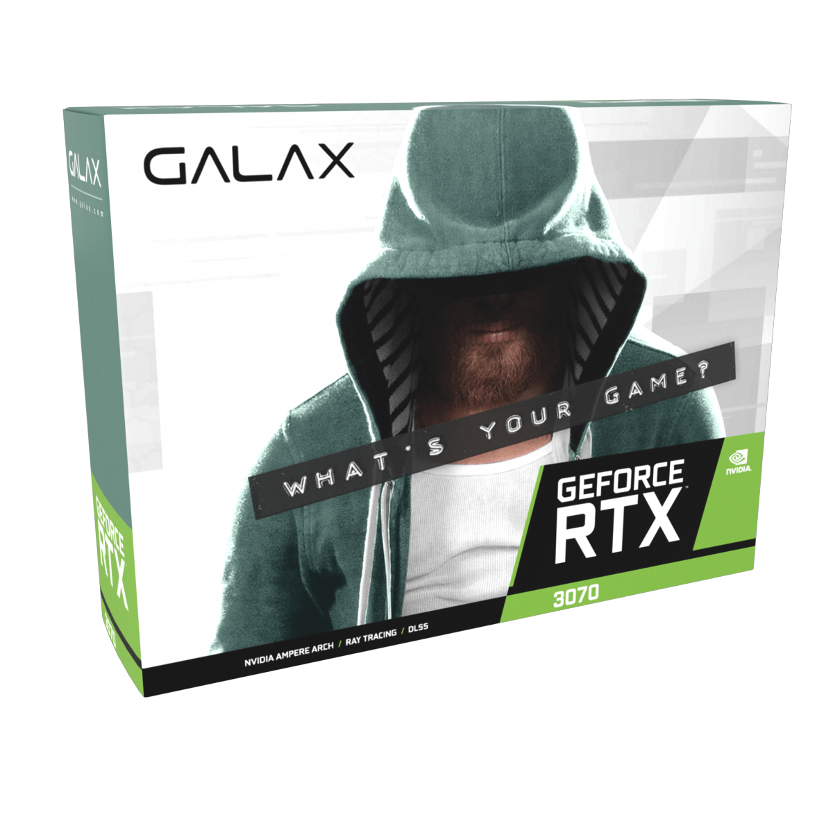 Placa de Vídeo Galax NVIDIA GeForce RTX 3070 (1-Click OC), LHR, 8GB, GDDR6, DLSS, Ray Tracing, 37NSl6MD2KCH 