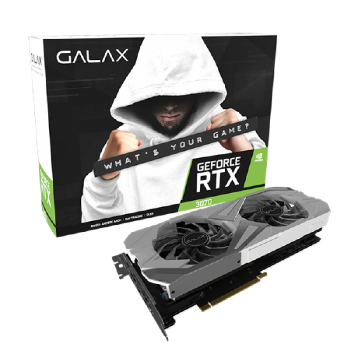 Galax Rtx Geforce Rtx 3070 White Galax 3070 Ex White Placa De V