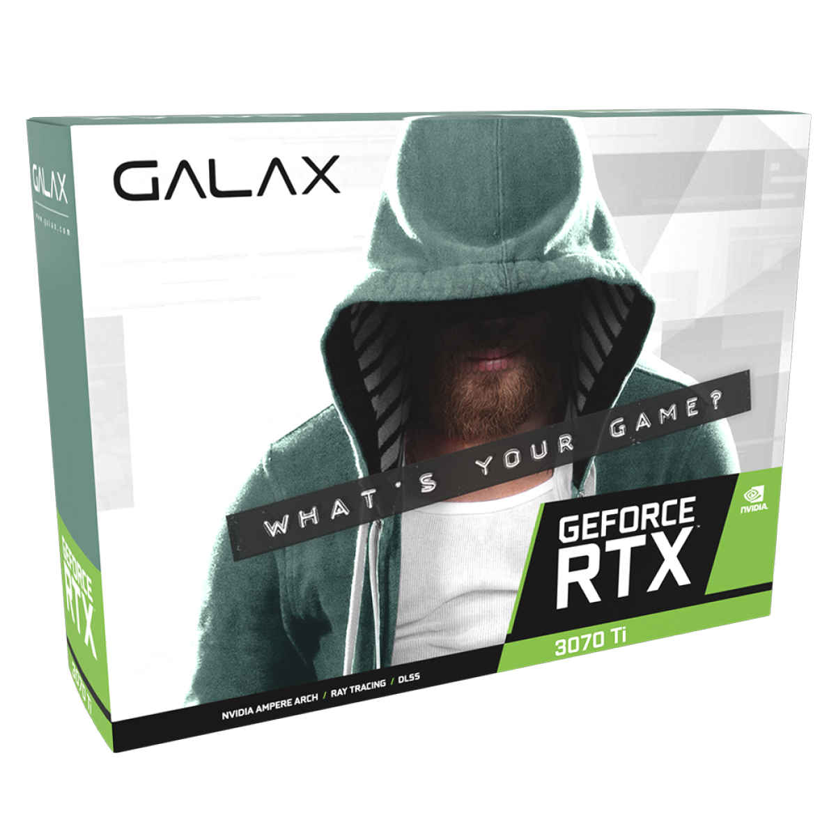 Placa de Vídeo Galax NVIDIA GeForce RTX 3070 Ti (1-Click OC), LHR, 8GB, GDDR6, DLSS, Ray Tracing, 37ISM6MD4COC