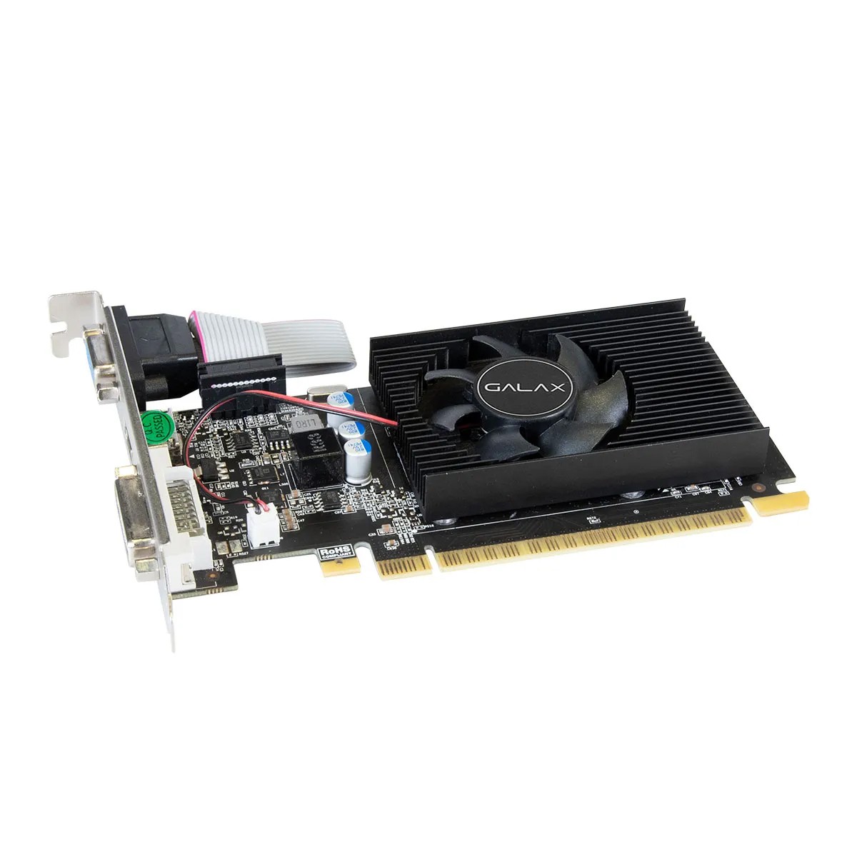 Placa de Vídeo GALAX NVIDIA GeForce GT 730, 4GB, DDR3, 128-Bit, 73GQF8HX00HD
