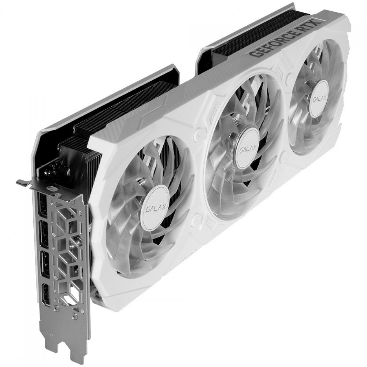 Placa De Vídeo Galax NVIDIA GeForce RTX 4070 EX 1-Click OC Gamer White, 12GB, GDDR6X, DLSS, Ray Tracing, 47NOM7MD7KWH