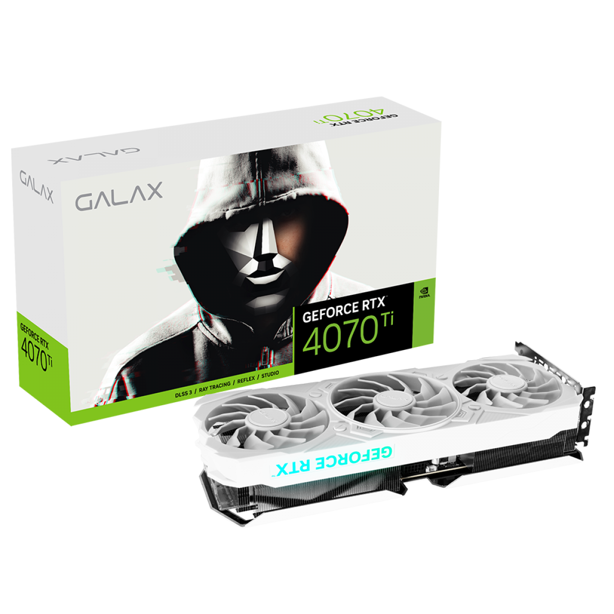 Placa De Vídeo Galax NVIDIA GeForce RTX 4070 Ti EX White, 12GB