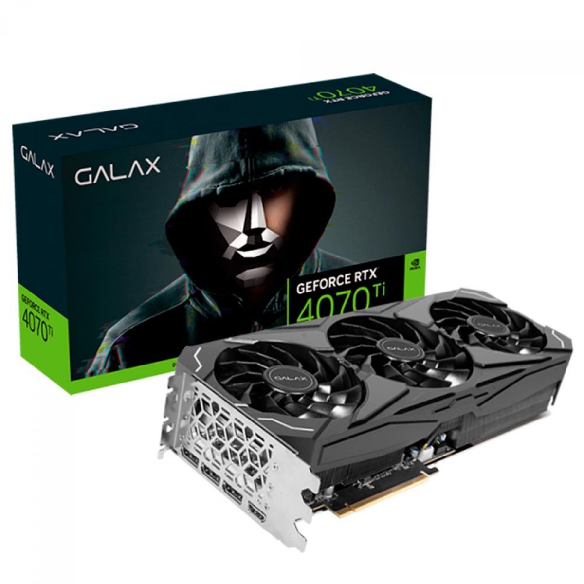 Placa De Vídeo Galax NVIDIA GeForce RTX 4070 Ti ST 1-Click OC, 12GB, GDDR6X, DLSS, Ray Tracing, 47IOM7MD6