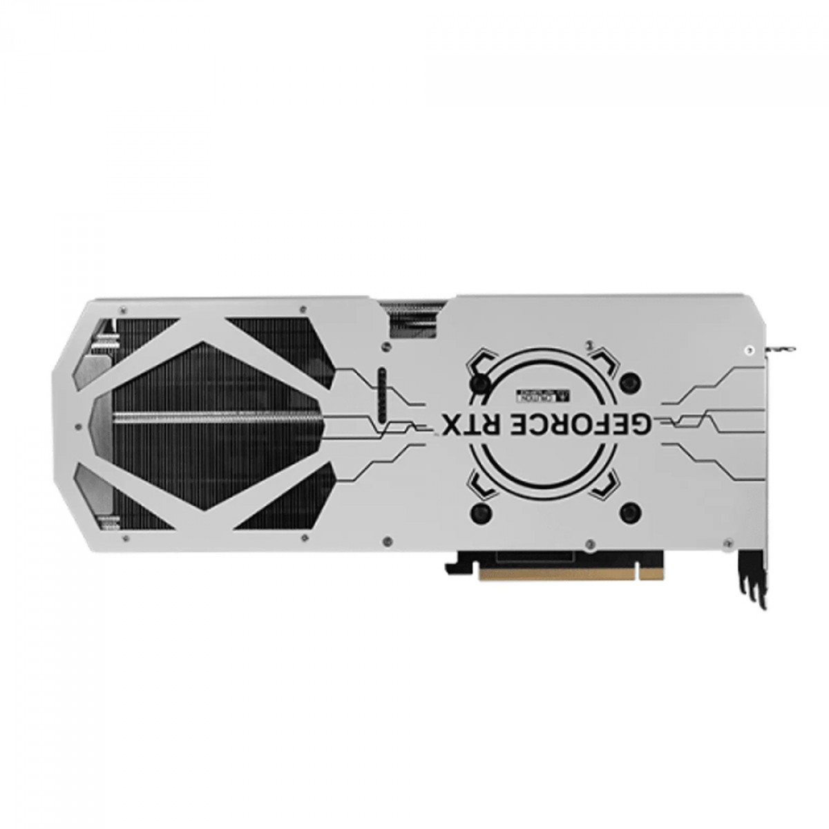 Placa De Vídeo Galax NVIDIA GeForce RTX 5060 Ti EX Gamer Classic White, 1-Click OC, 8GB, GDDR7, DLSS, Ray Tracing, 56ISN8MD7KWC