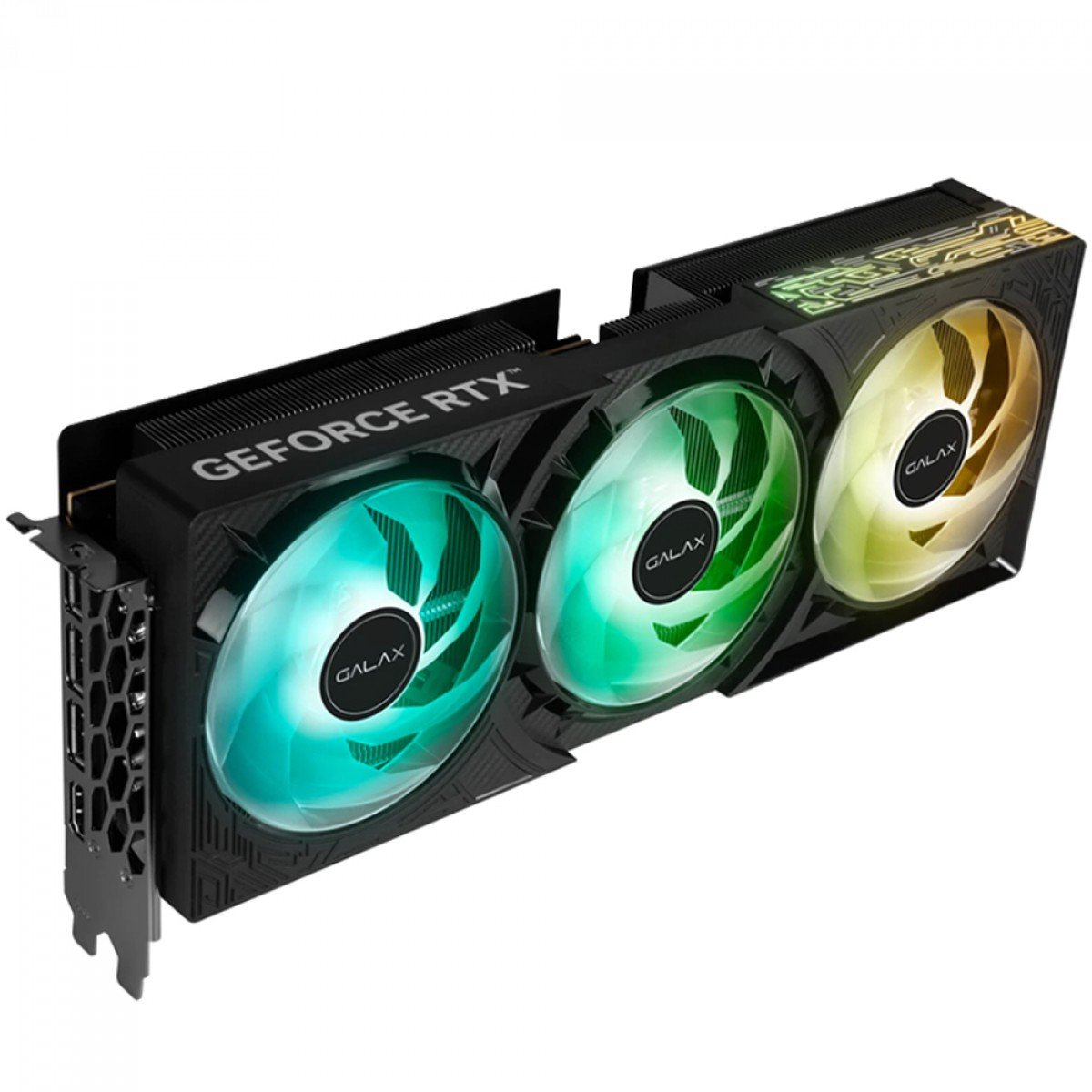 Placa de Vídeo Galax NVIDIA GeForce RTX 5070 Ti 1-Click OC, 16GB, GDDR7, ARGB, DLSS, Ray Tracing, 57IZN6MDBBOC