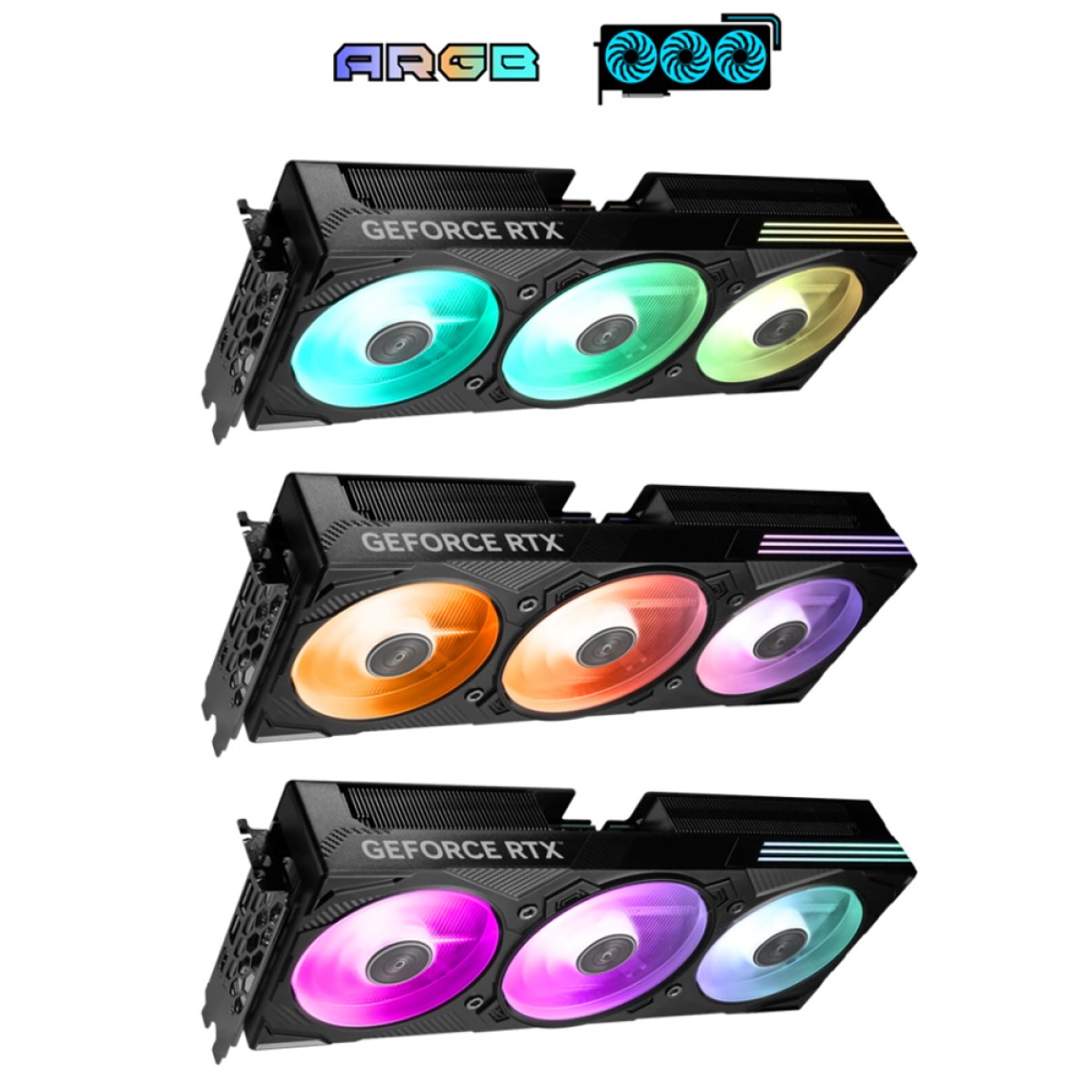 Placa de Vídeo Galax NVIDIA GeForce RTX 5070 Ti EX 1-Click OC, 16GB, GDDR7, ARGB, DLSS, Ray Tracing, 57IZN6MDBUEX