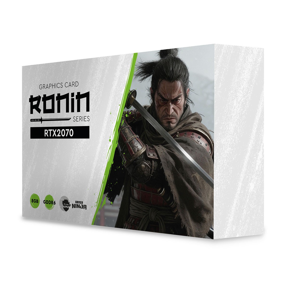 Placa de Vídeo Gamer Ninja NVIDIA GeForce RTX 2070 Ronin, 8GB, GDDR6, Ray Tracing, GN-PV-NVRTX20708D6