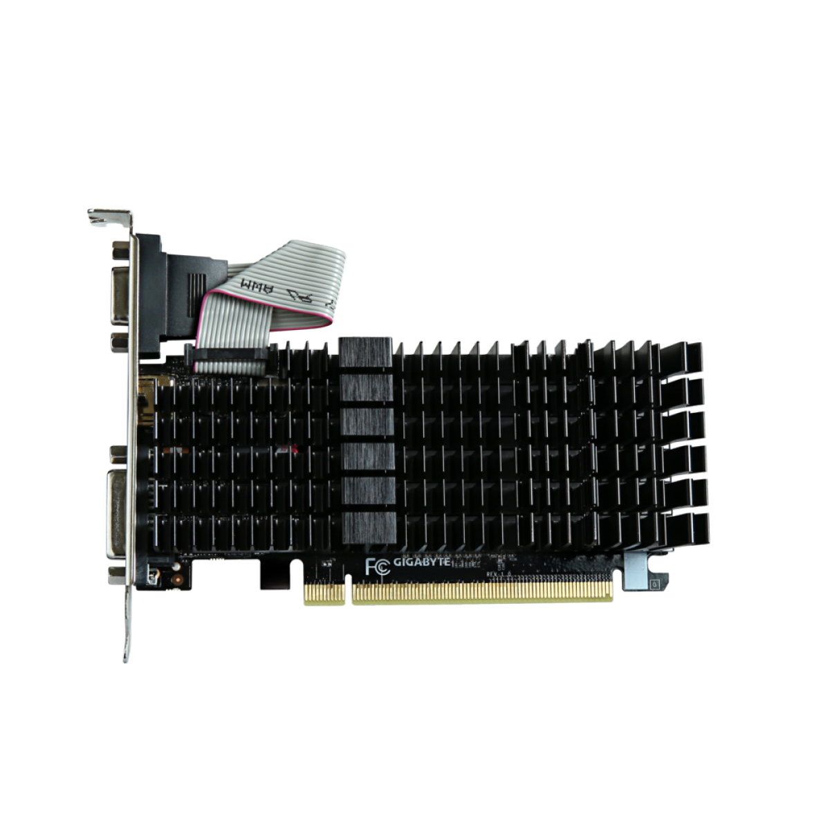 Placa de Vídeo Gigabyte GeForce GT 710, 2GB, DDR3, 64bit, GV-N710SL-2GL