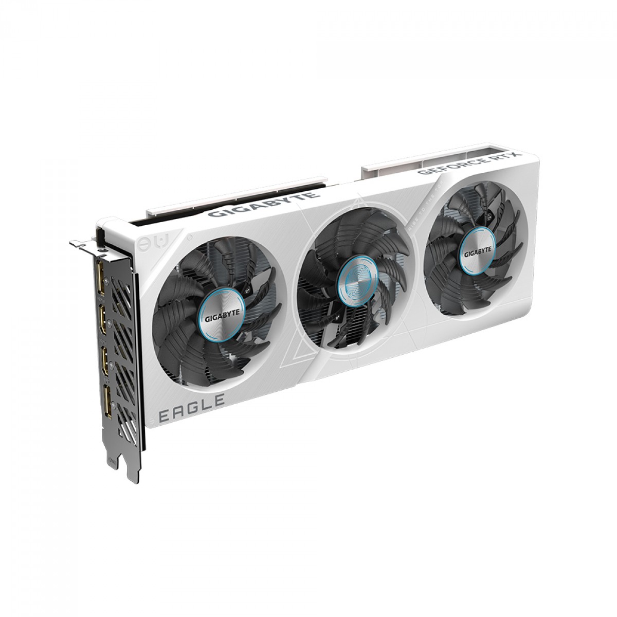 Placa De Video Gigabyte GeForce RTX 4060 Eagle OC ICE, 8GB, GDDR6, DLSS, Ray Tracing, GV-N4060EAGLEOC ICE-8GD