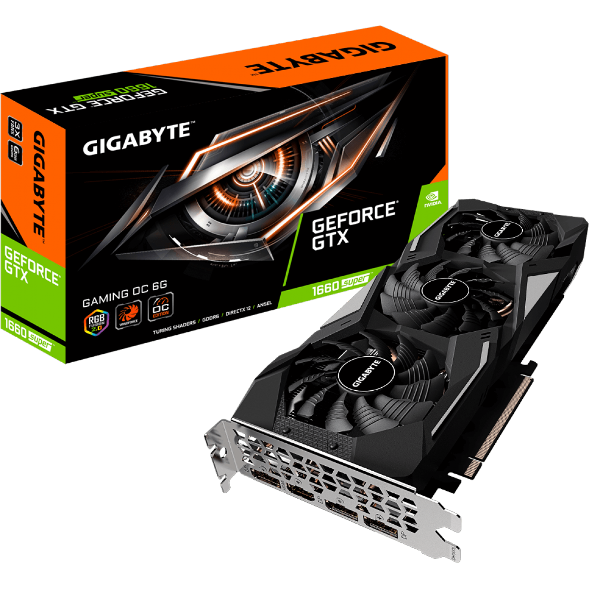 Видеокарта gigabyte geforce gtx 1660 super oc 6gb gv n166toc 6gd какая память