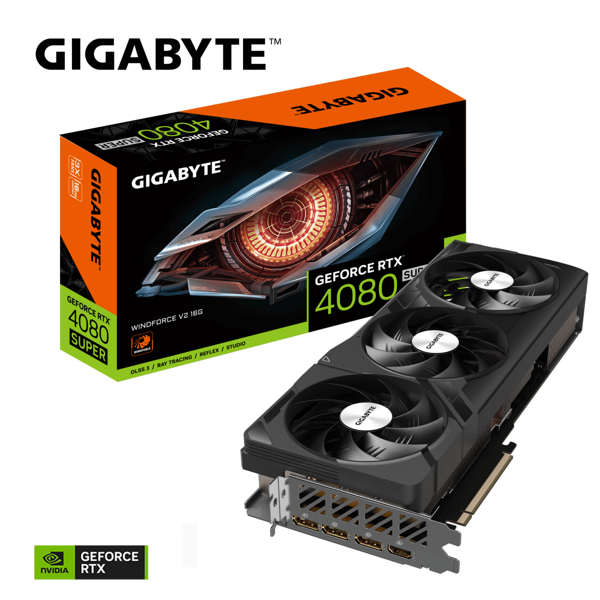Placa de Video Gigabyte NVIDIA GeForce RTX 4080 Super Placa de Video Gigabyte NVIDIA GeForce RTX 4080 Super