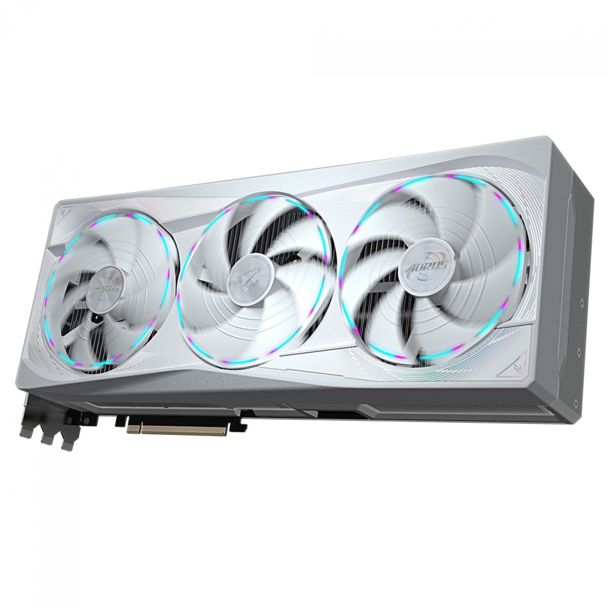 Placa de Vídeo Gigabyte NVIDIA GeForce RTX 5090 Aorus Master Ice, 32GB, GDDR7, DLSS, Ray Tracing, GV-N5090AORUSM ICE-32GD