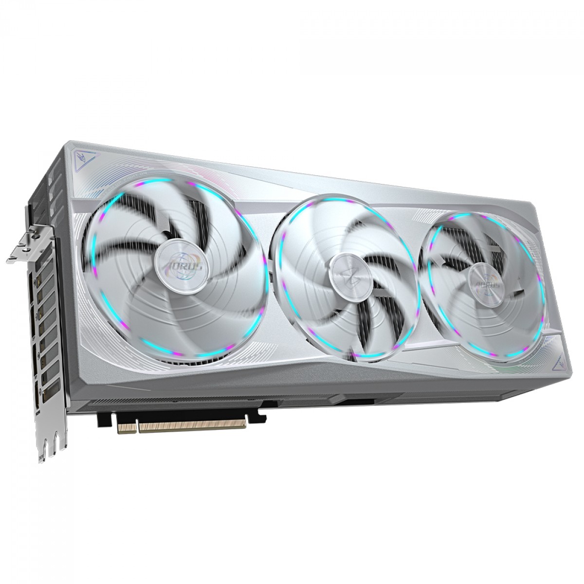 Placa de Vídeo Gigabyte NVIDIA GeForce RTX 5090 Aorus Master Ice, 32GB, GDDR7, DLSS, Ray Tracing, GV-N5090AORUSM ICE-32GD
