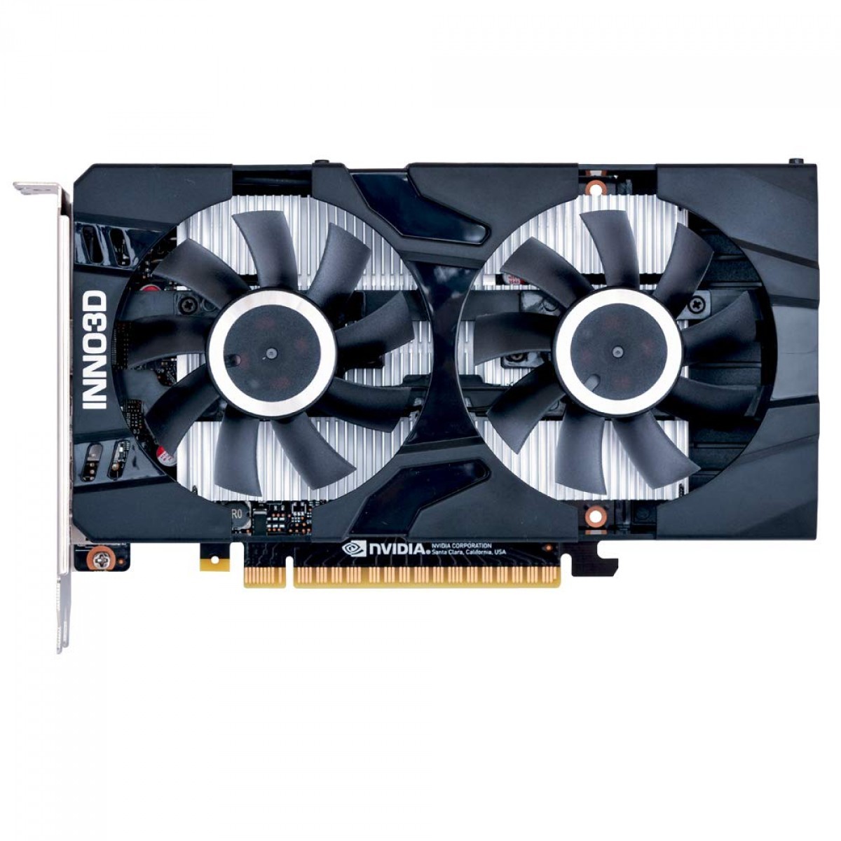 Placa de Vídeo Inno3D GeForce GTX 1650 Twin X2 OC, 4GB GDDR6, 128Bit, N16502-04D6X-1177VA25