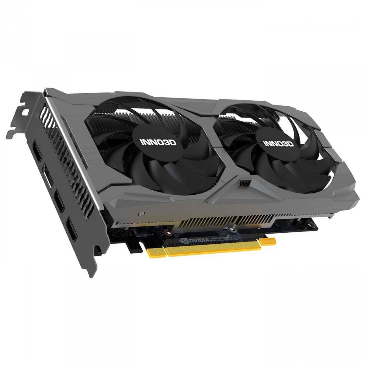 Placa de Vídeo Inno3D GeForce GTX 1650 Twin X2 OC V2, 4GB GDDR6, 128Bit, N16502-04D6X-171330N