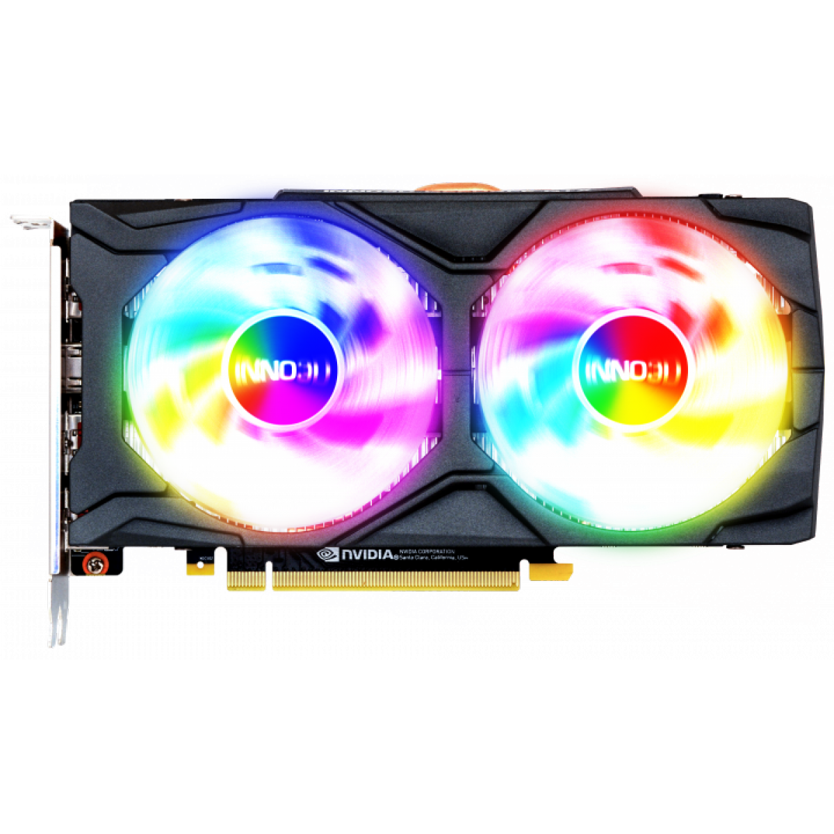 Placa de Vídeo Inno3D GeForce GTX 1660 Super Twin X2 OC RGB, 6GB GDDR6, 192Bit