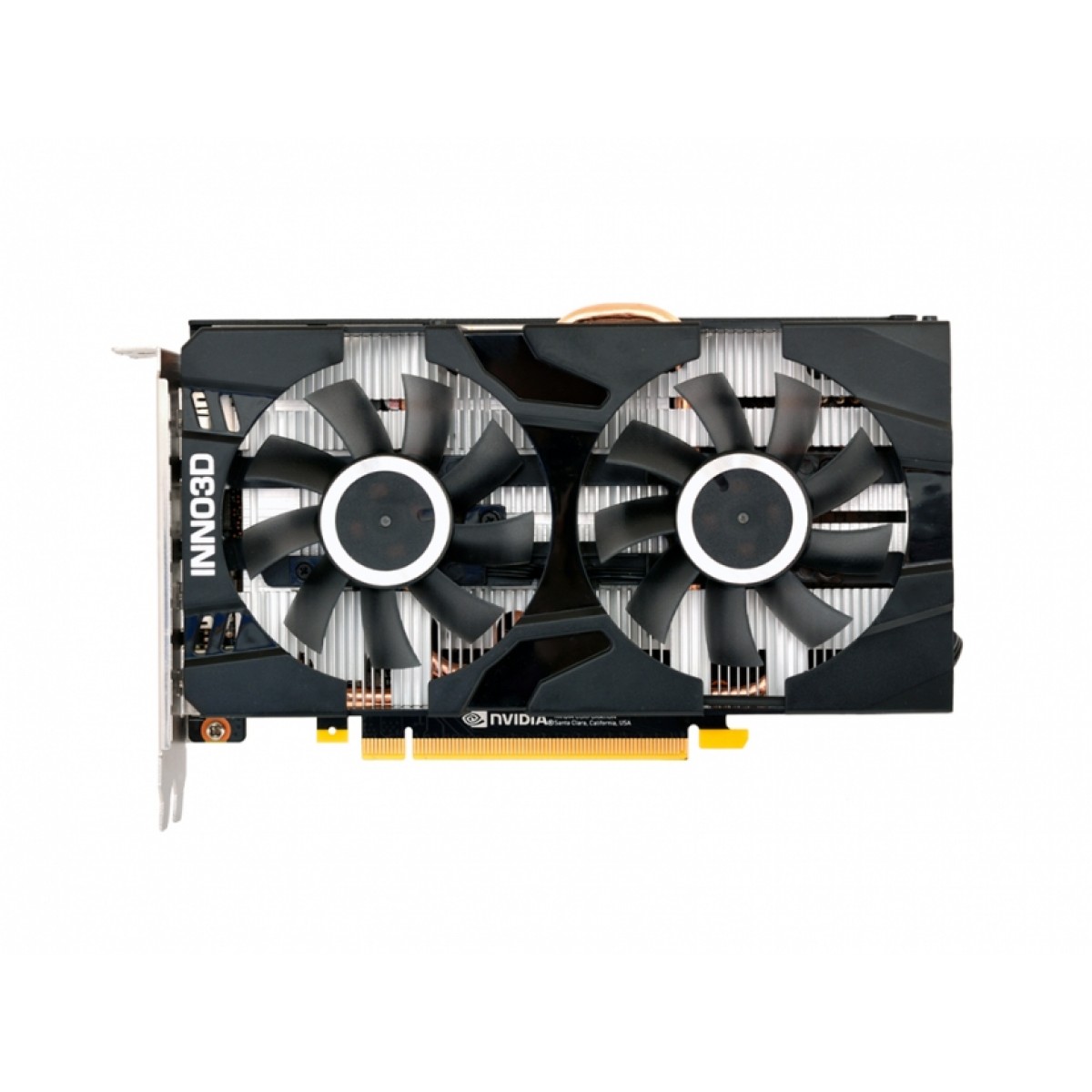 Placa de Vídeo Inno3D GeForce GTX 1660 Ti Twin X2, 6GB GDDR6, 192Bit, N166T2-06D6-1710VA15